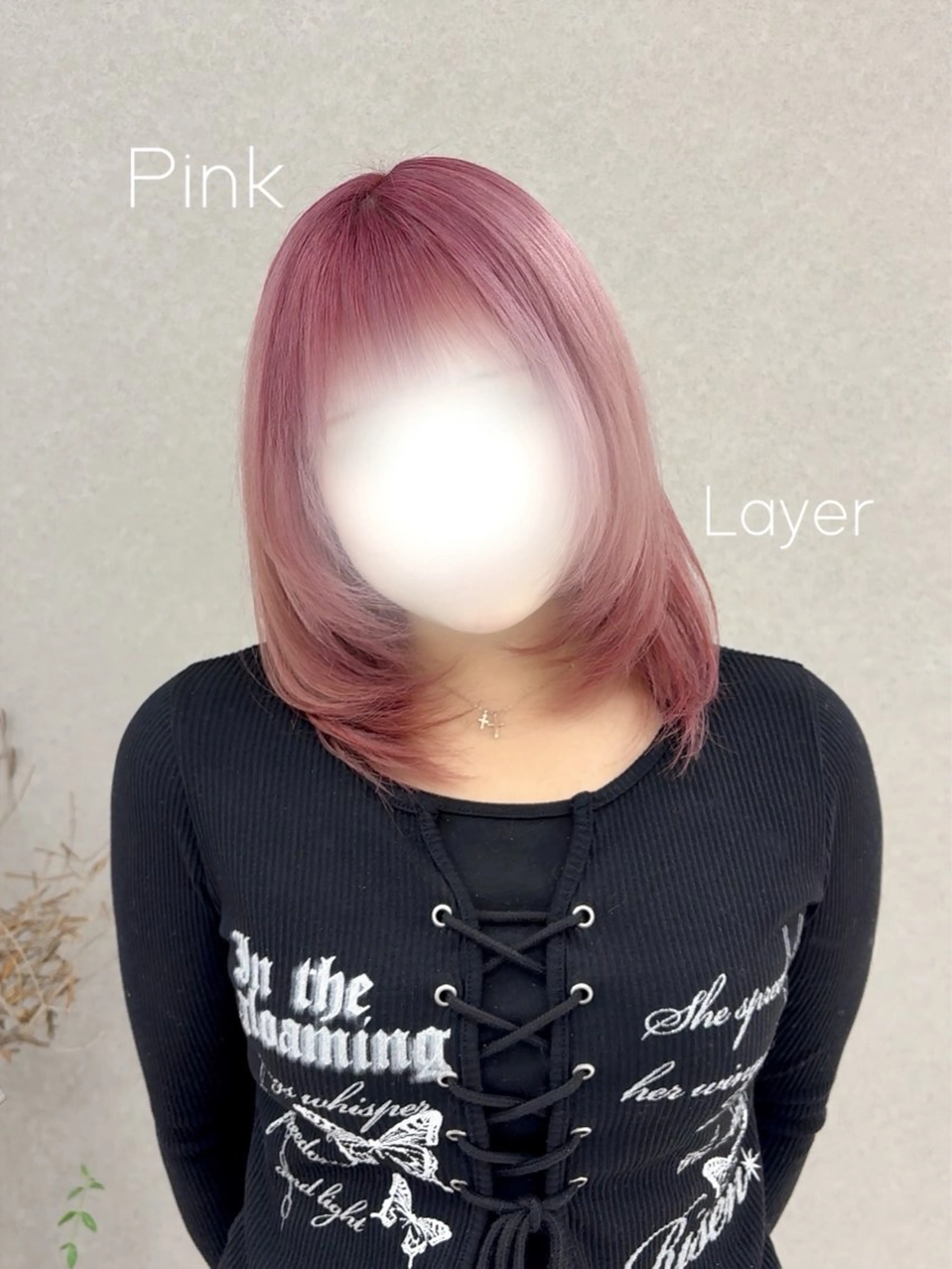 セミロング カラー ヘアカラー レイヤーカット/ ヘアカラー/RENAのヘアスタイル