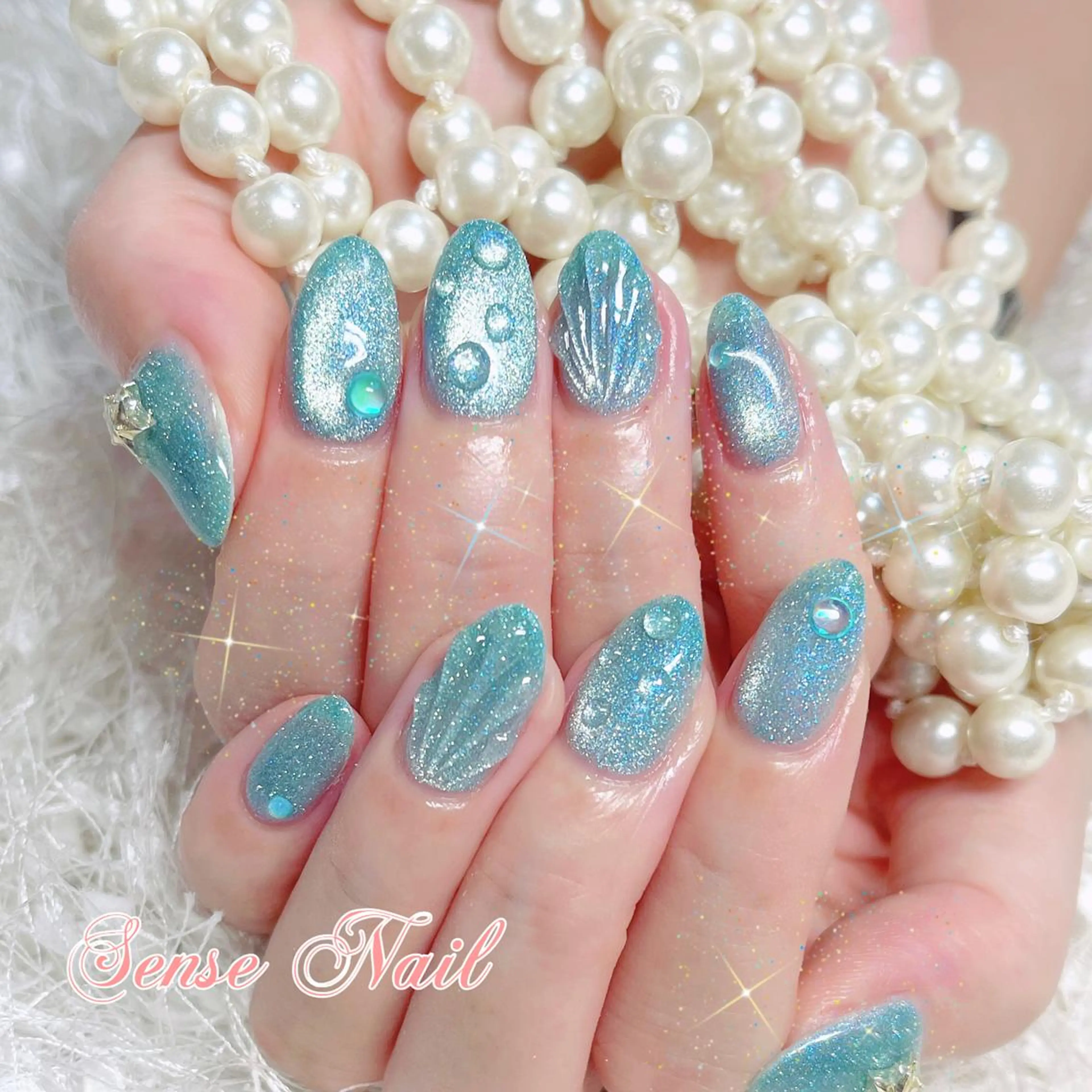 ネイル パーマ ヘアアレンジ メンズ キッズ アイブロウ マツエク・マツパ ロング カラー ハンドネイル ハンドケア 🎀Sense Nail池袋店🎀のネイルデザイン