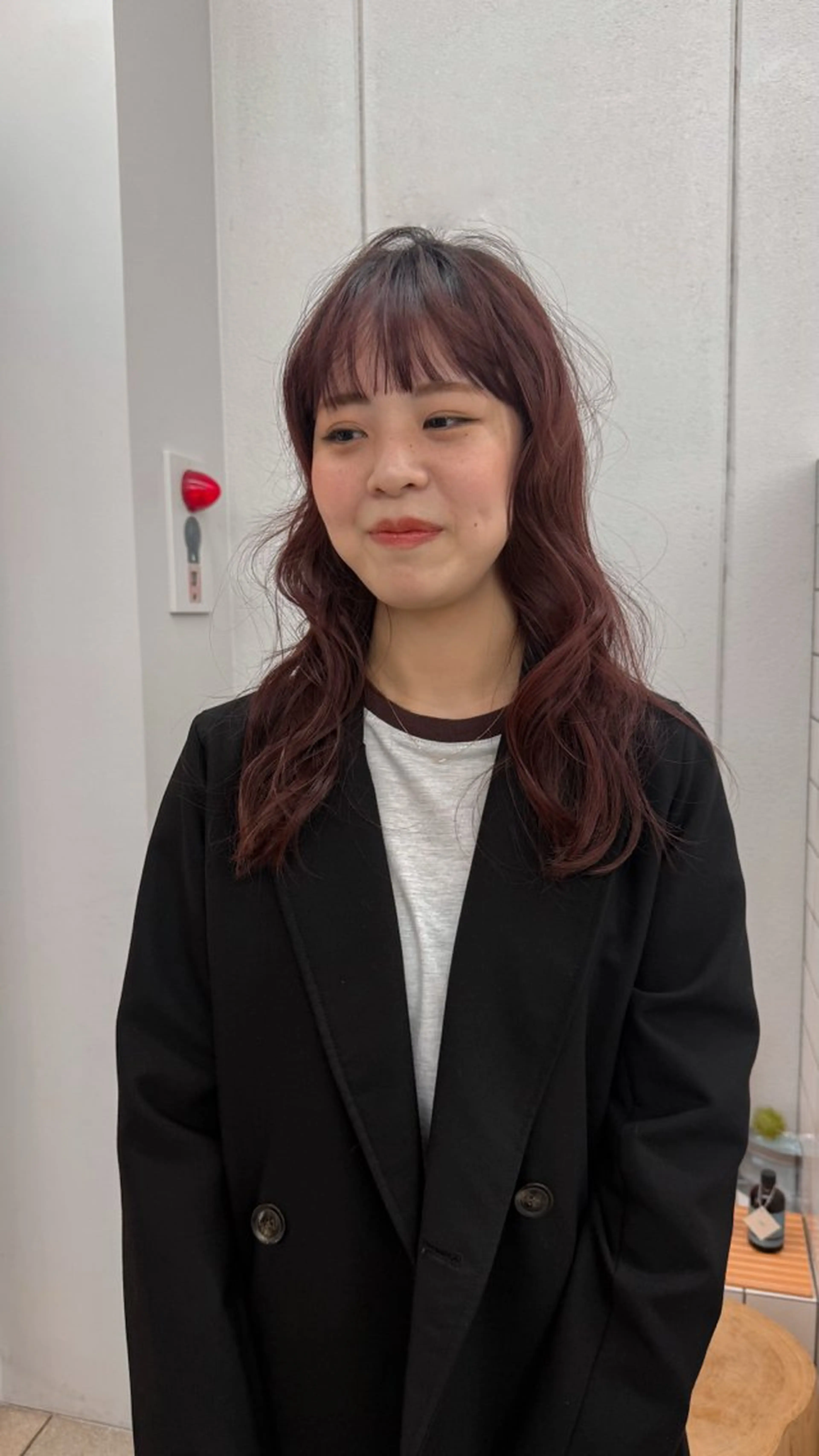 セミロング カラー カット ヘアカラー 関 京磨のヘアスタイル