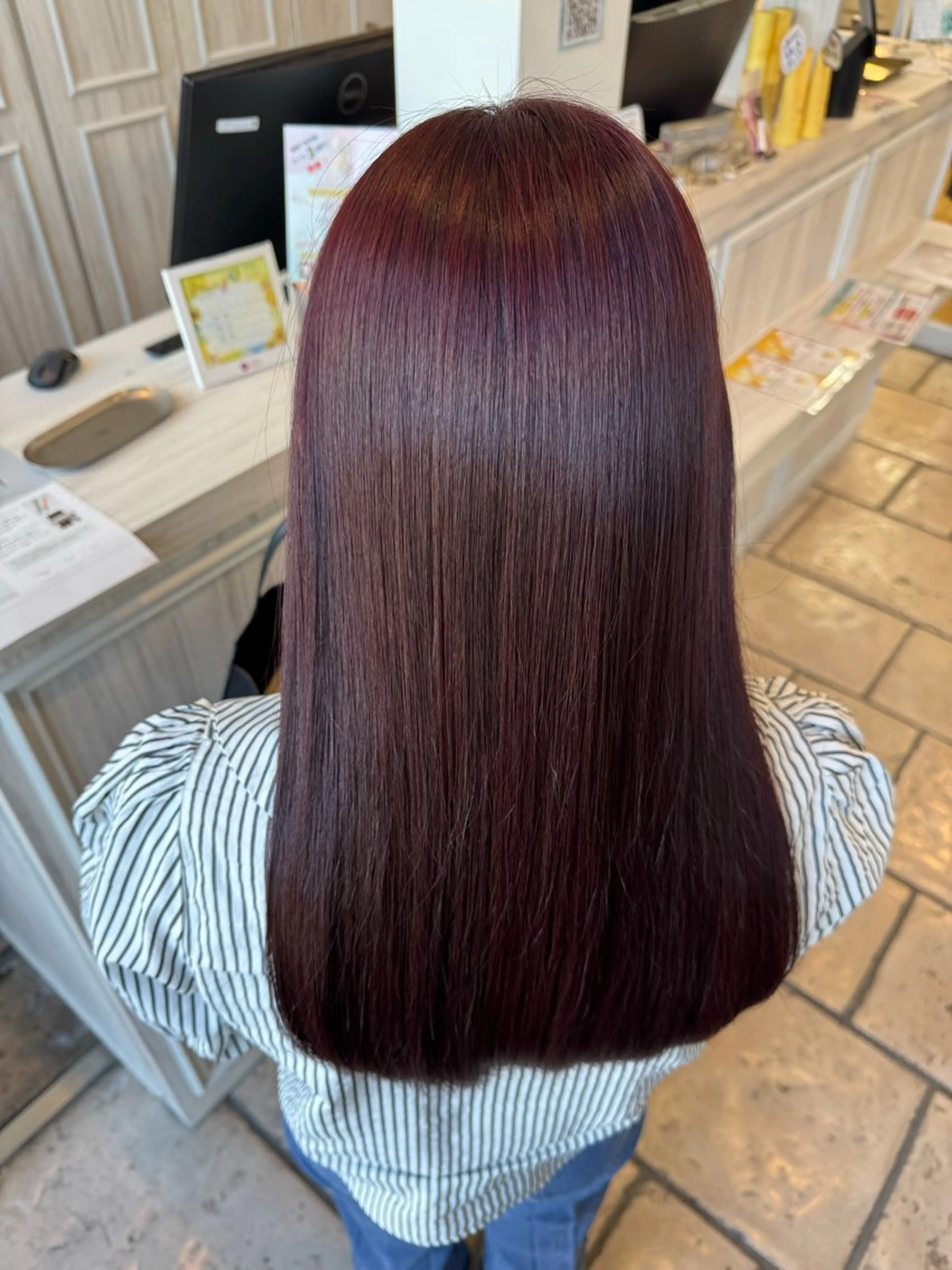 ロング カラー カット ヘアカラー Yamaoka Mikuのヘアスタイル