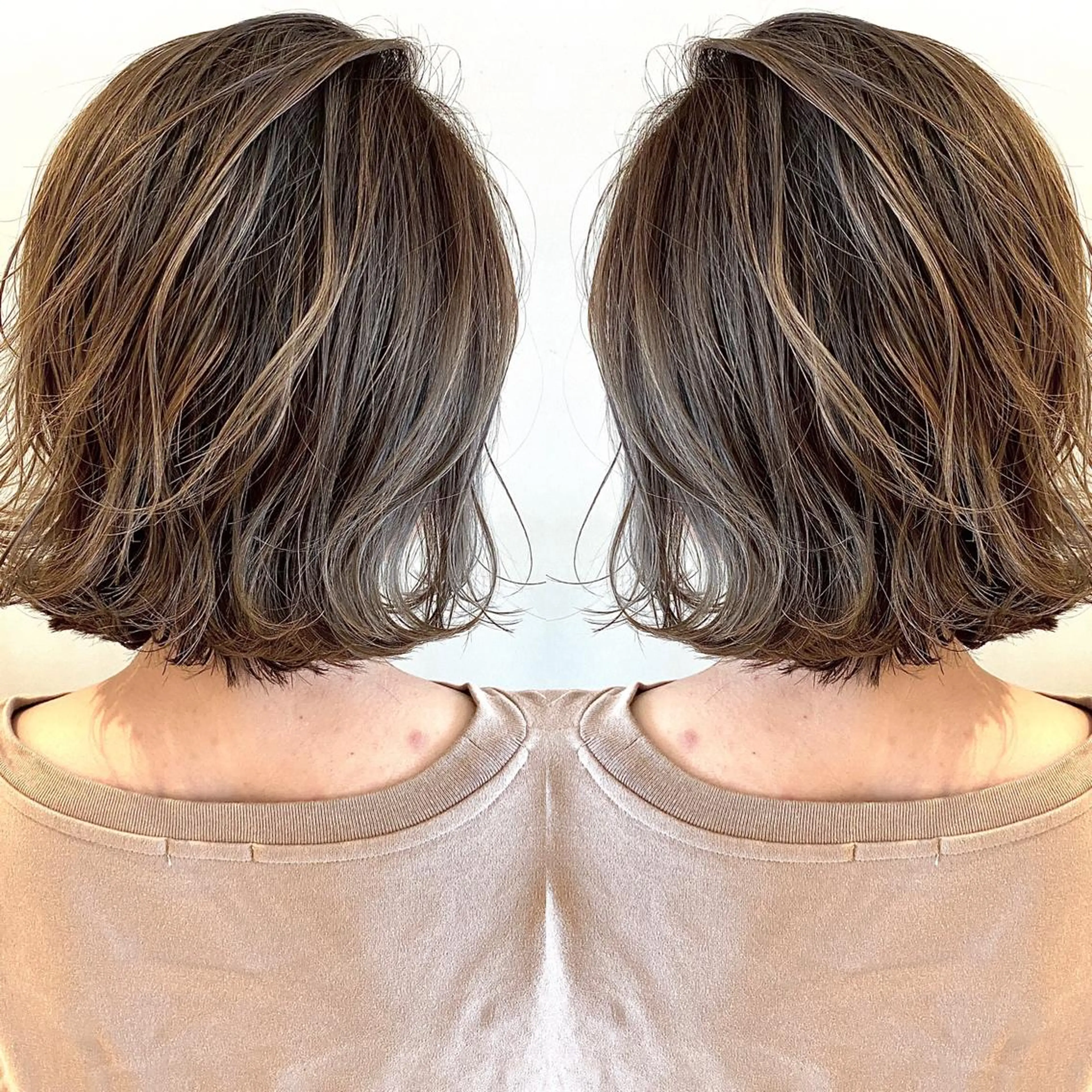 ショート カラー ヘアアレンジ ネイル マツエク・マツパ 透明感カラー ハイライトカラー 外国人風カラー ハイライト ショートヘア カット ヘアカラー reverie【レヴリー】所属・夜23時まで予約🉑 reverieあきらのヘアスタイル