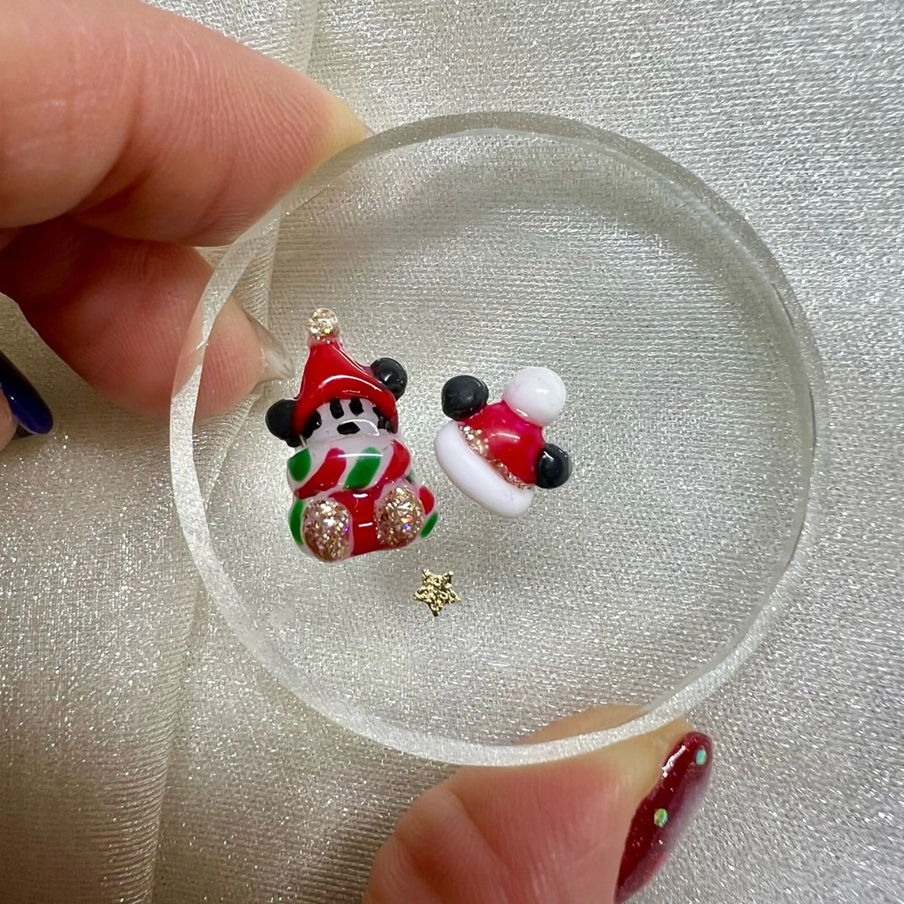 ネイル ジェルネイル キラキラネイル 韓国ネイル パラジェル 冬ネイル You kyehwaのネイルデザイン