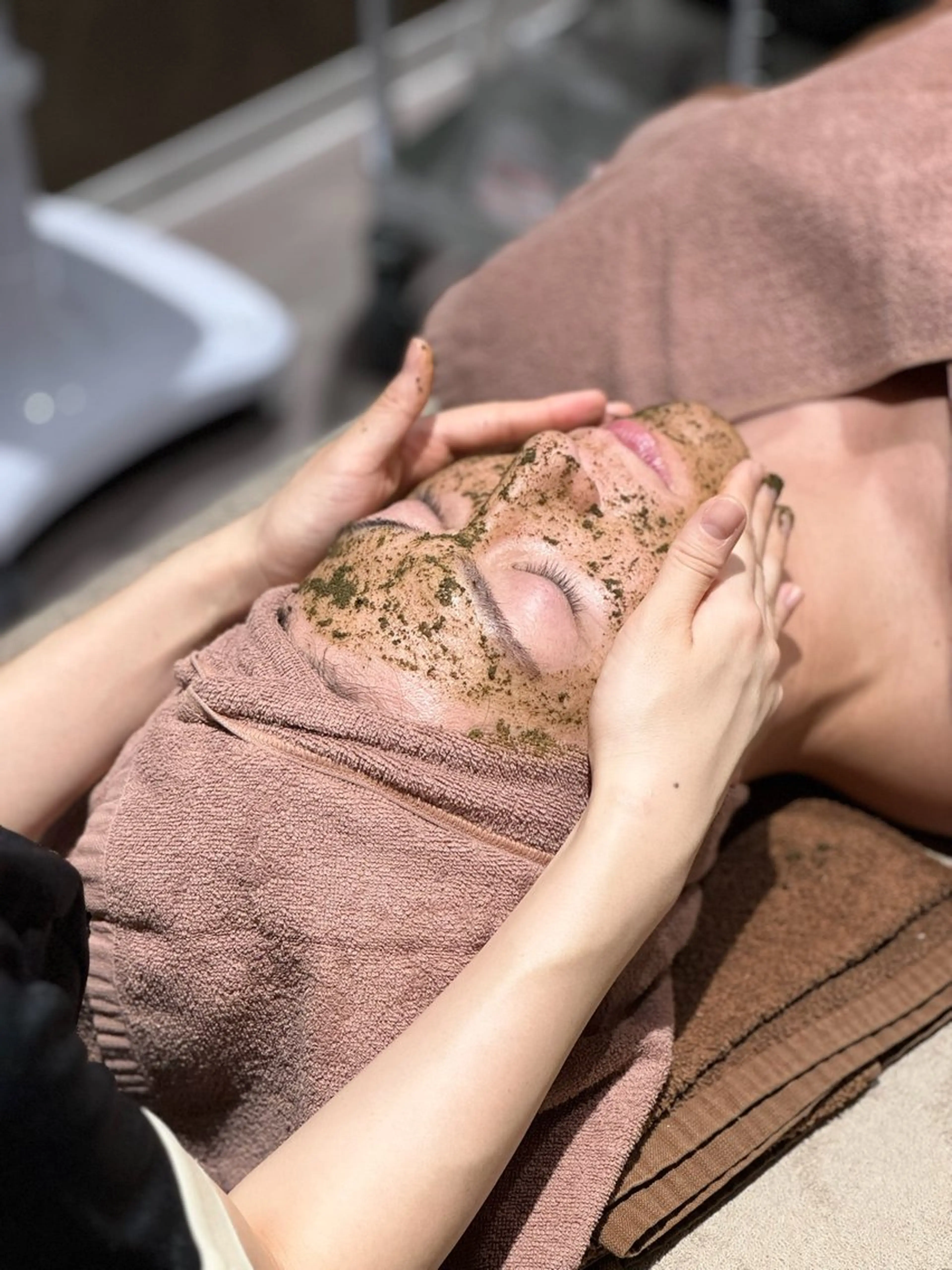 【メンズ】ハーブピーリング＋オプション美容液付き★の写真