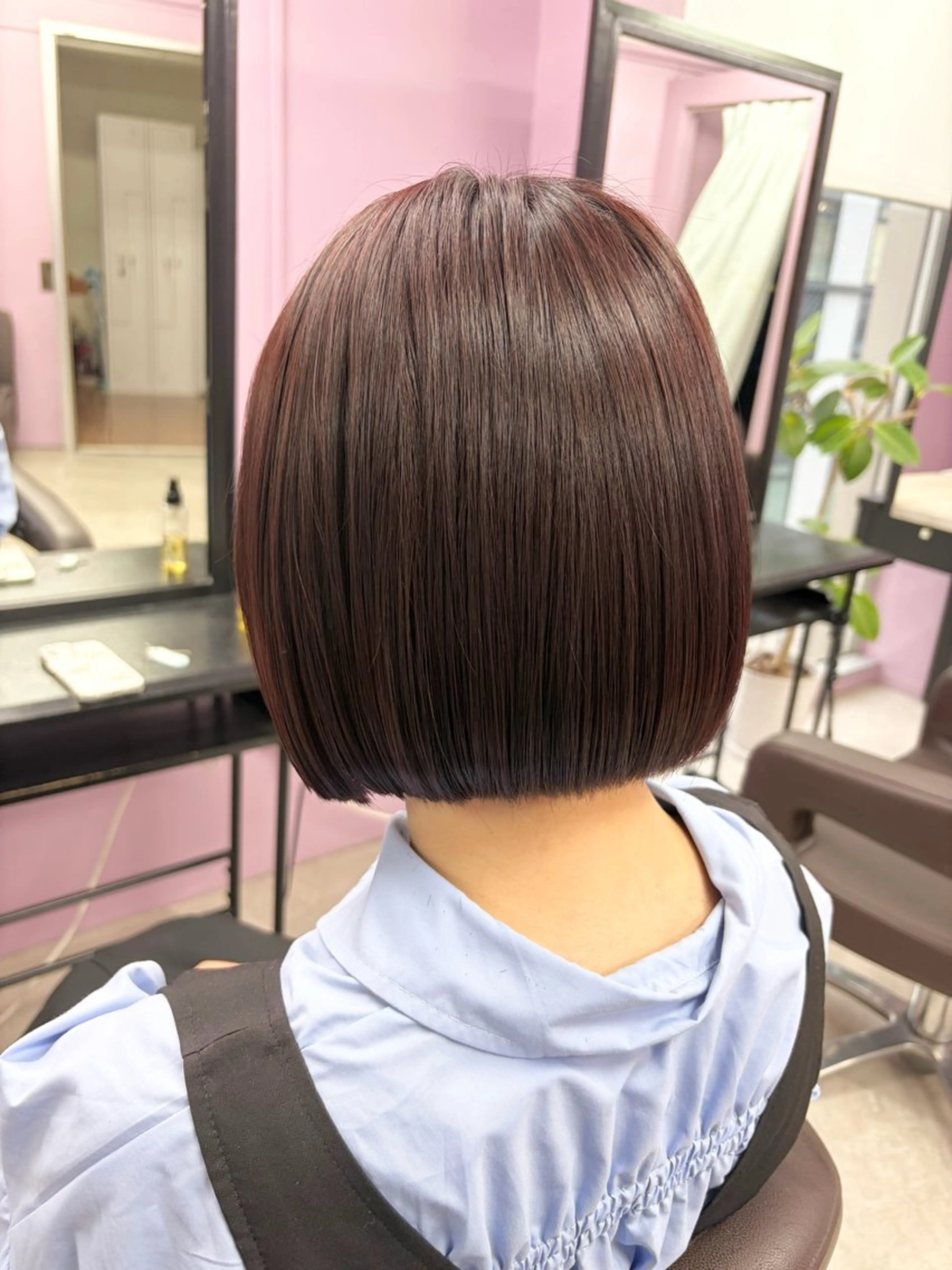 ミディアム カラー カット ヘアカラー トリートメント 高尾亮輔/ ボブ特化美容師のヘアスタイル
