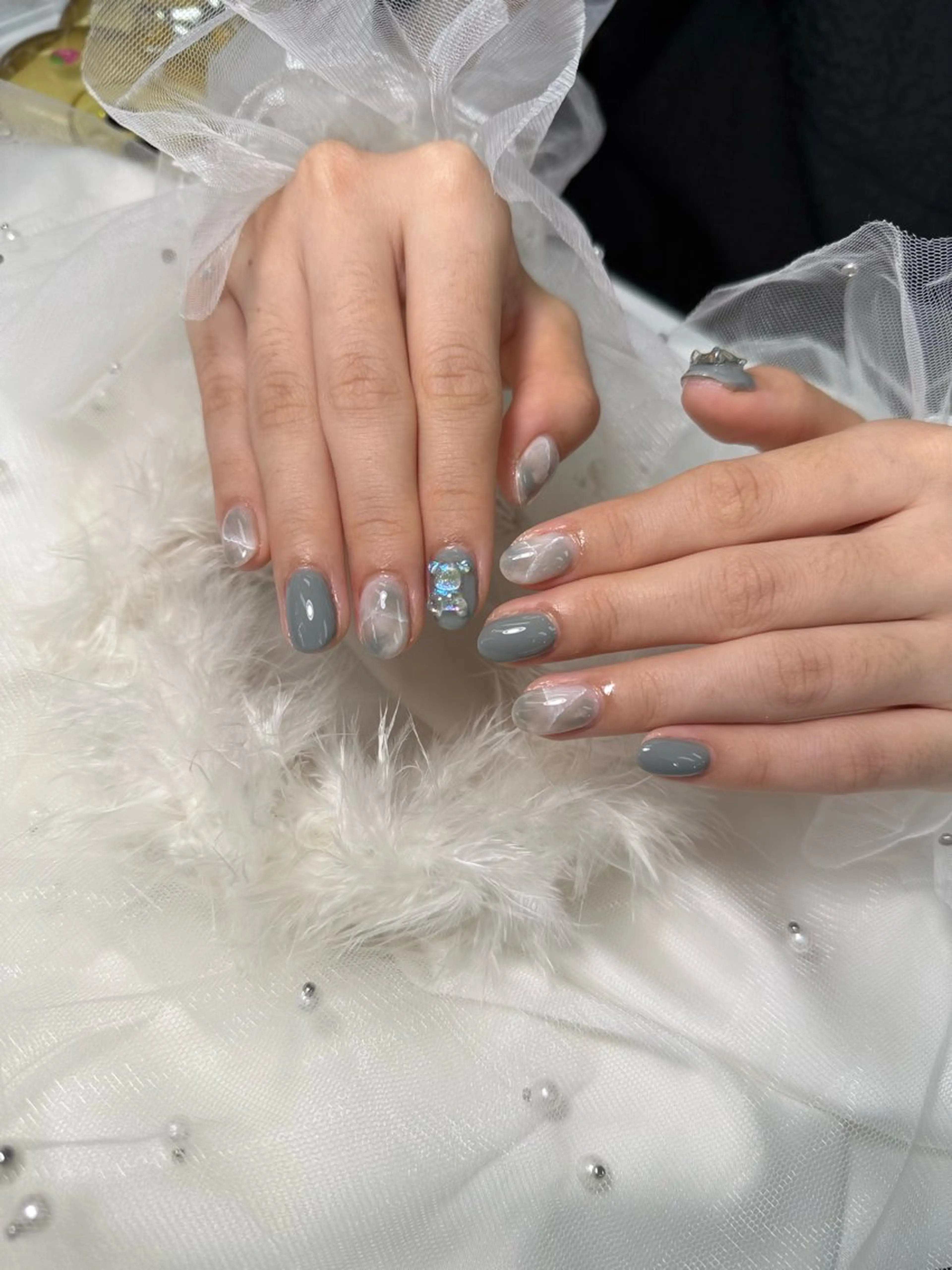 ショート ハンドネイル Bibi beauty spa Osaka所属・Chann Channのネイルデザイン