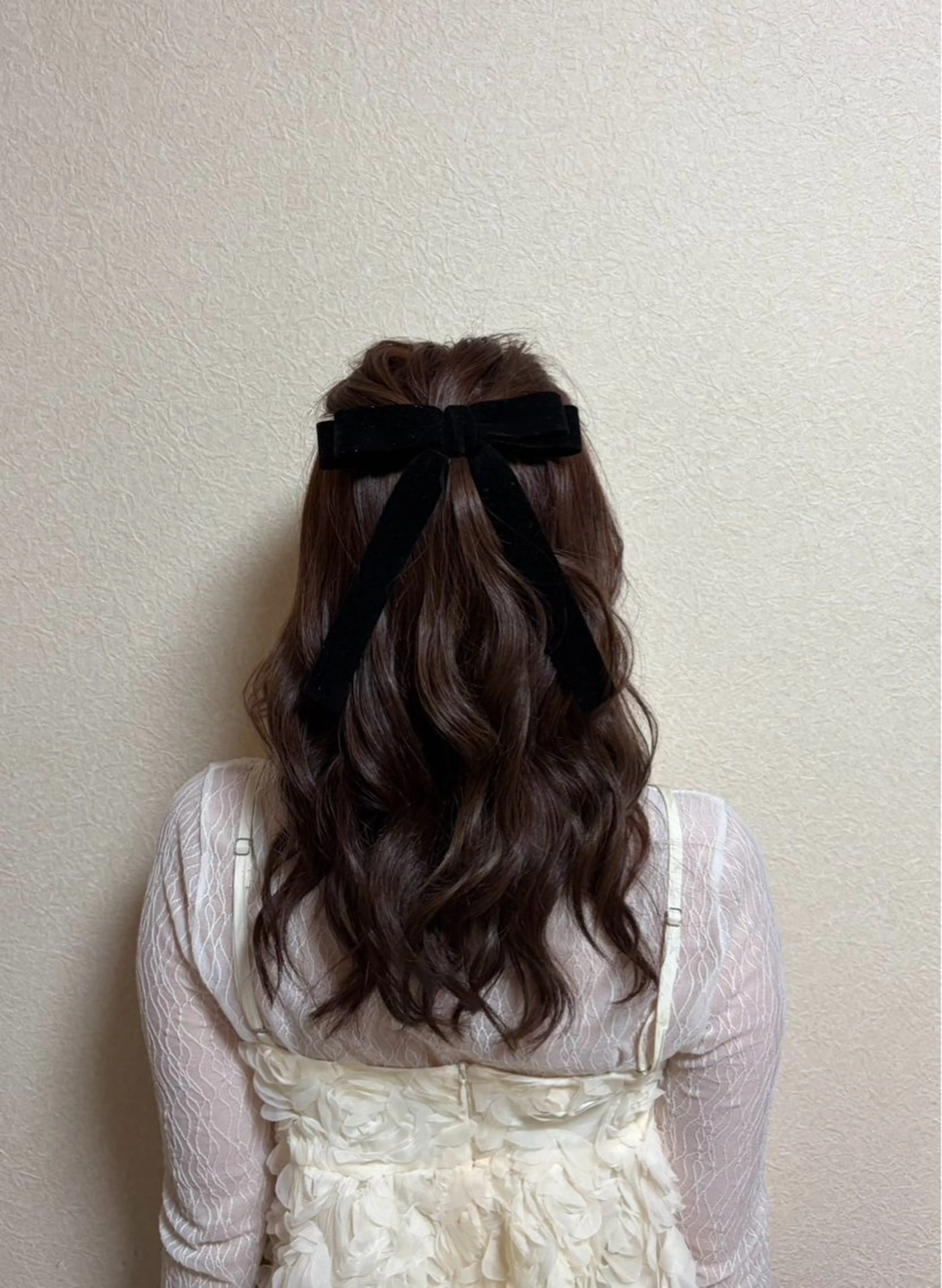 セミロング カラー ヘアアレンジ ヘアセット afrodite 〈京橋〉Riyuのヘアスタイル