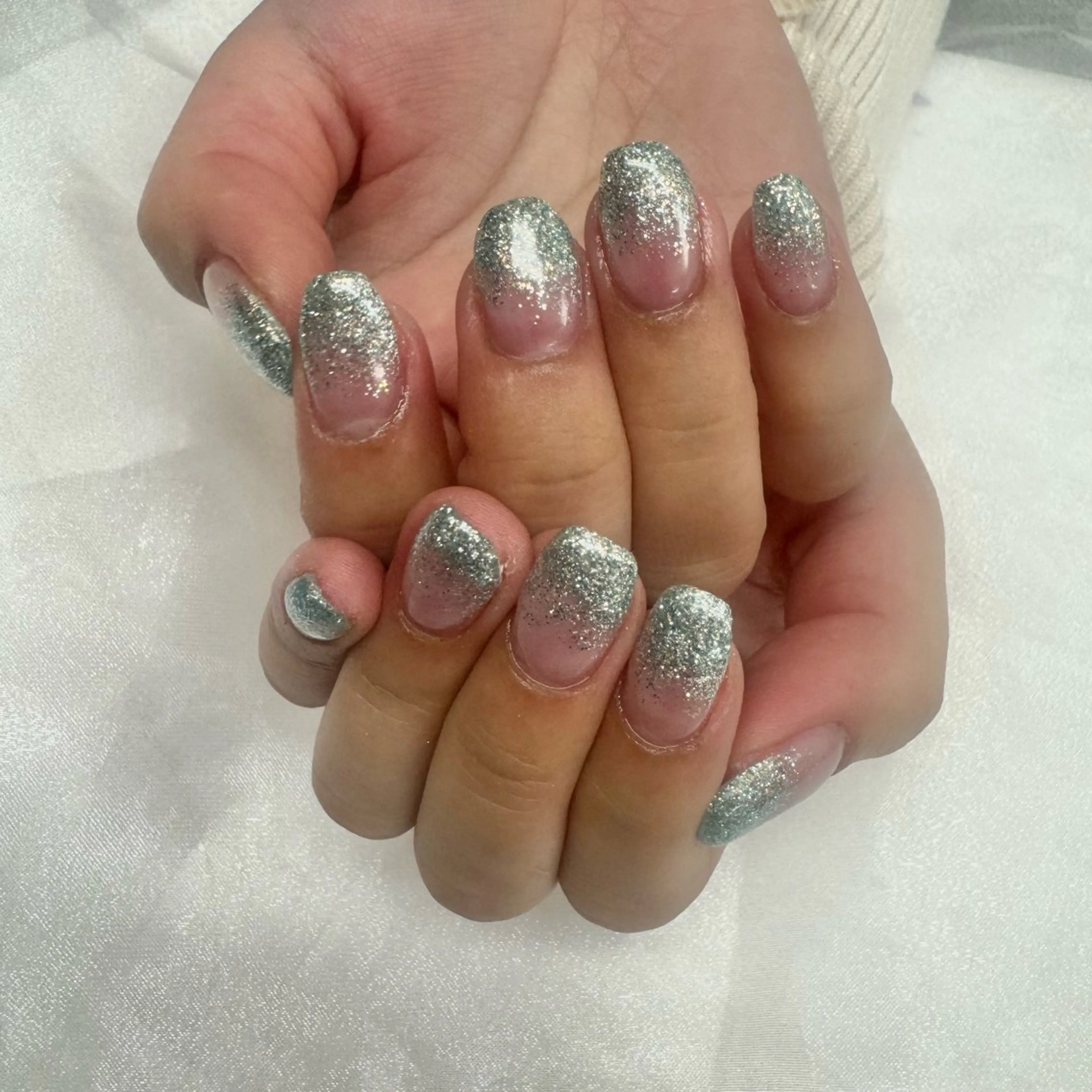 【ハンド】🌷ラメグラデーション🌷★当日予約◎★ 3000の写真