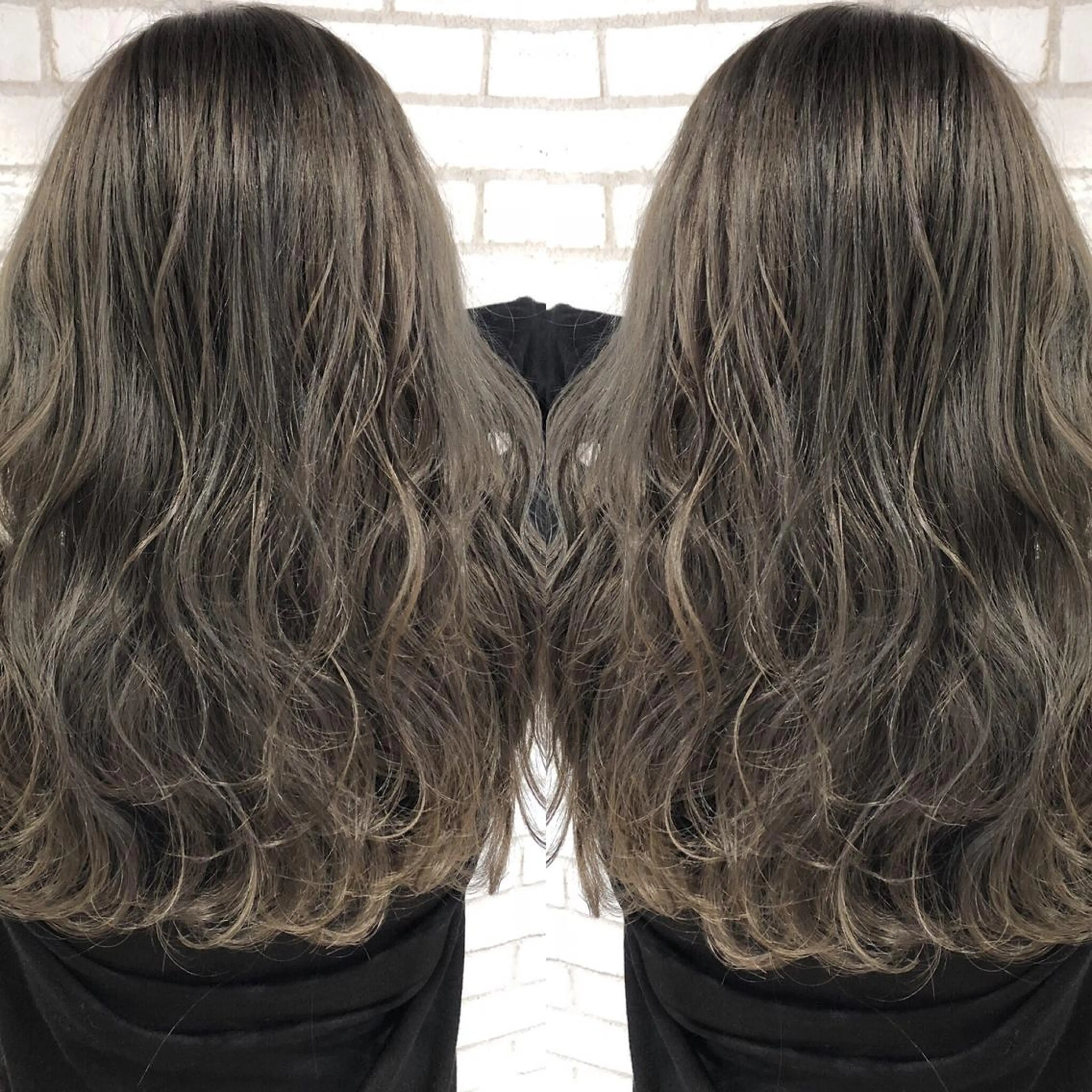 ロング カラー 小島 侑衣のヘアスタイル