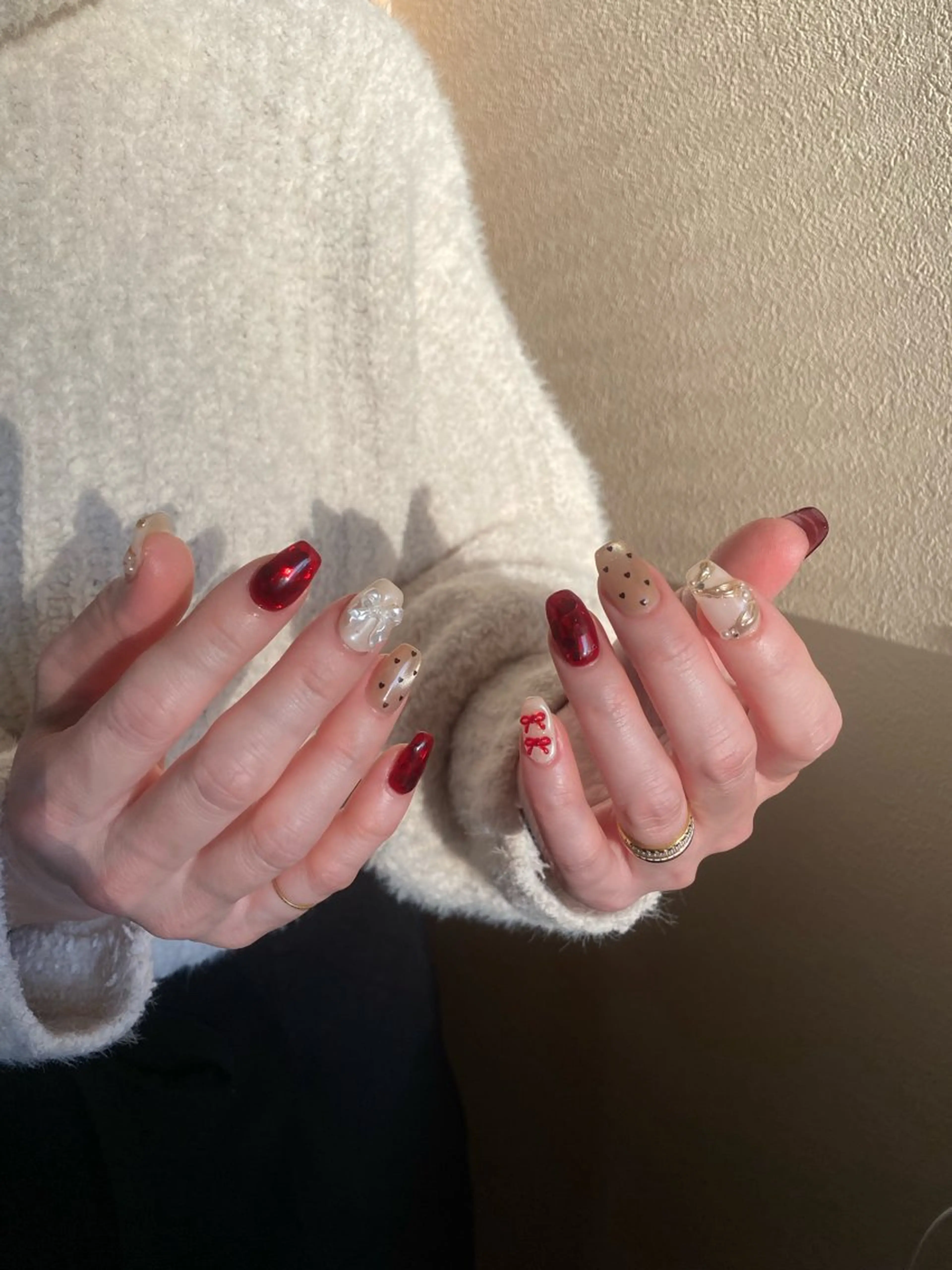 ネイル 冬ネイル クリスマス KAONAIL 入間店【rio】のネイルデザイン