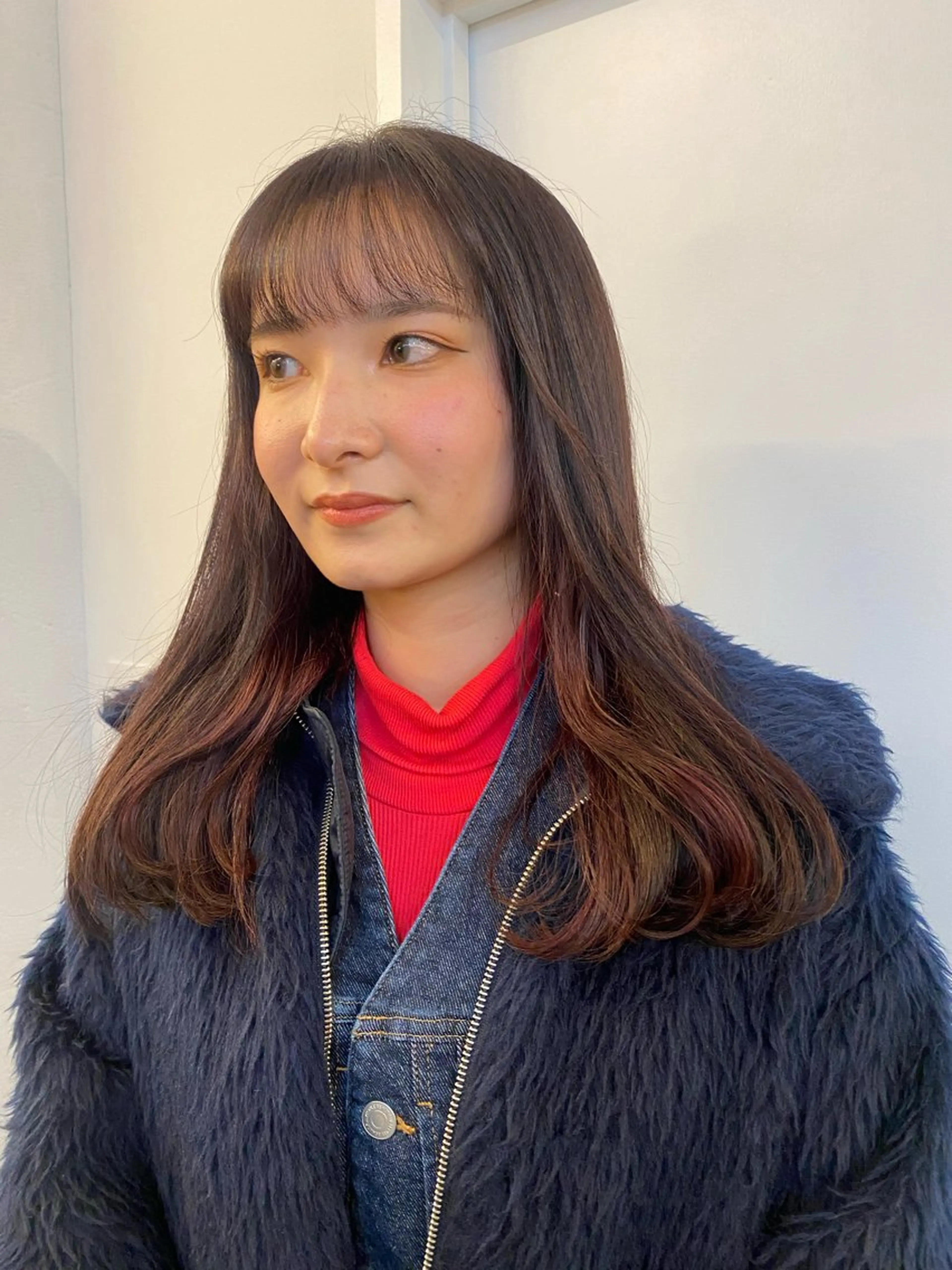 セミロング カラー ichika/福岡 /透明感カラー🤎のヘアスタイル