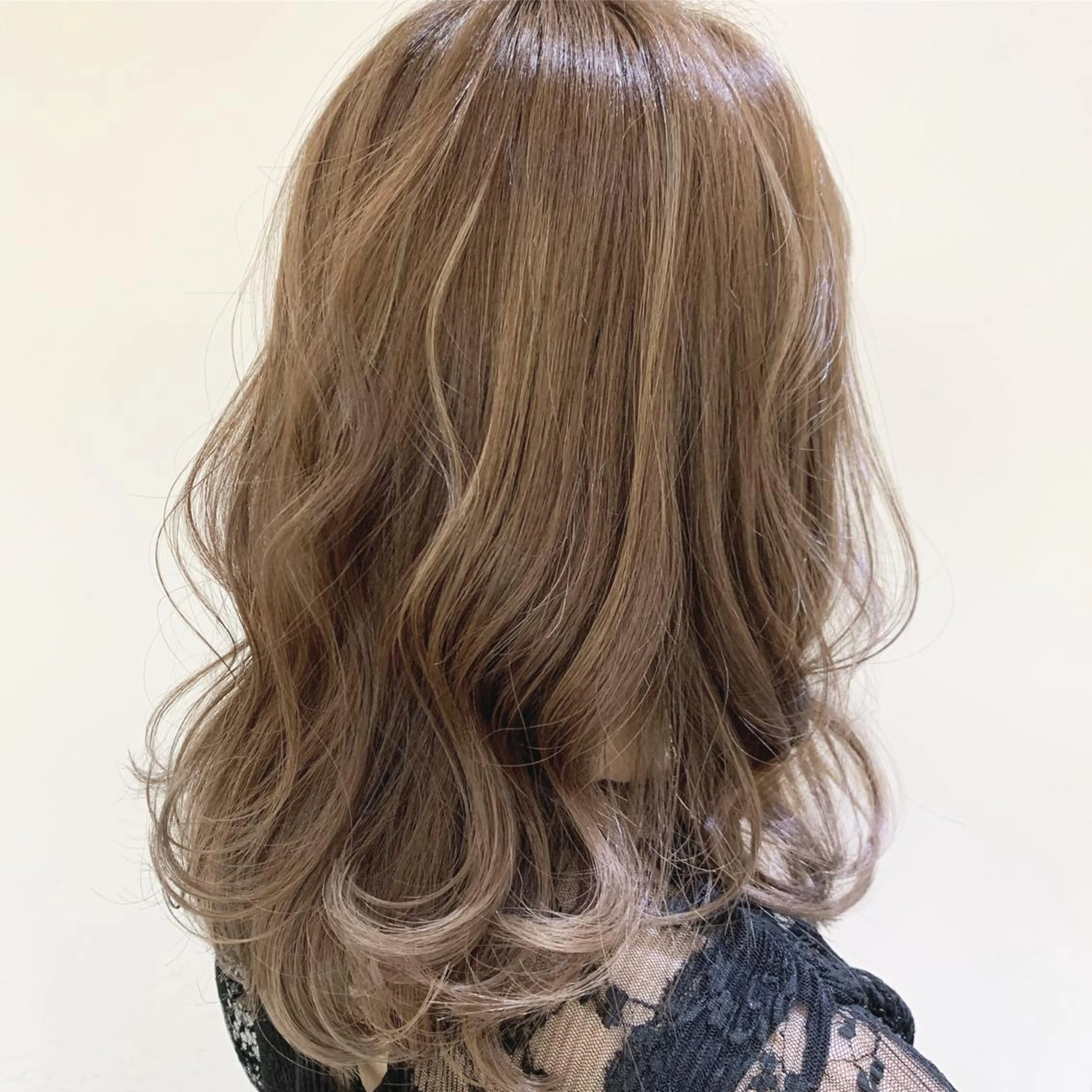 ミディアム カラー ヘアアレンジ 店長/ 加藤 流菜のヘアスタイル