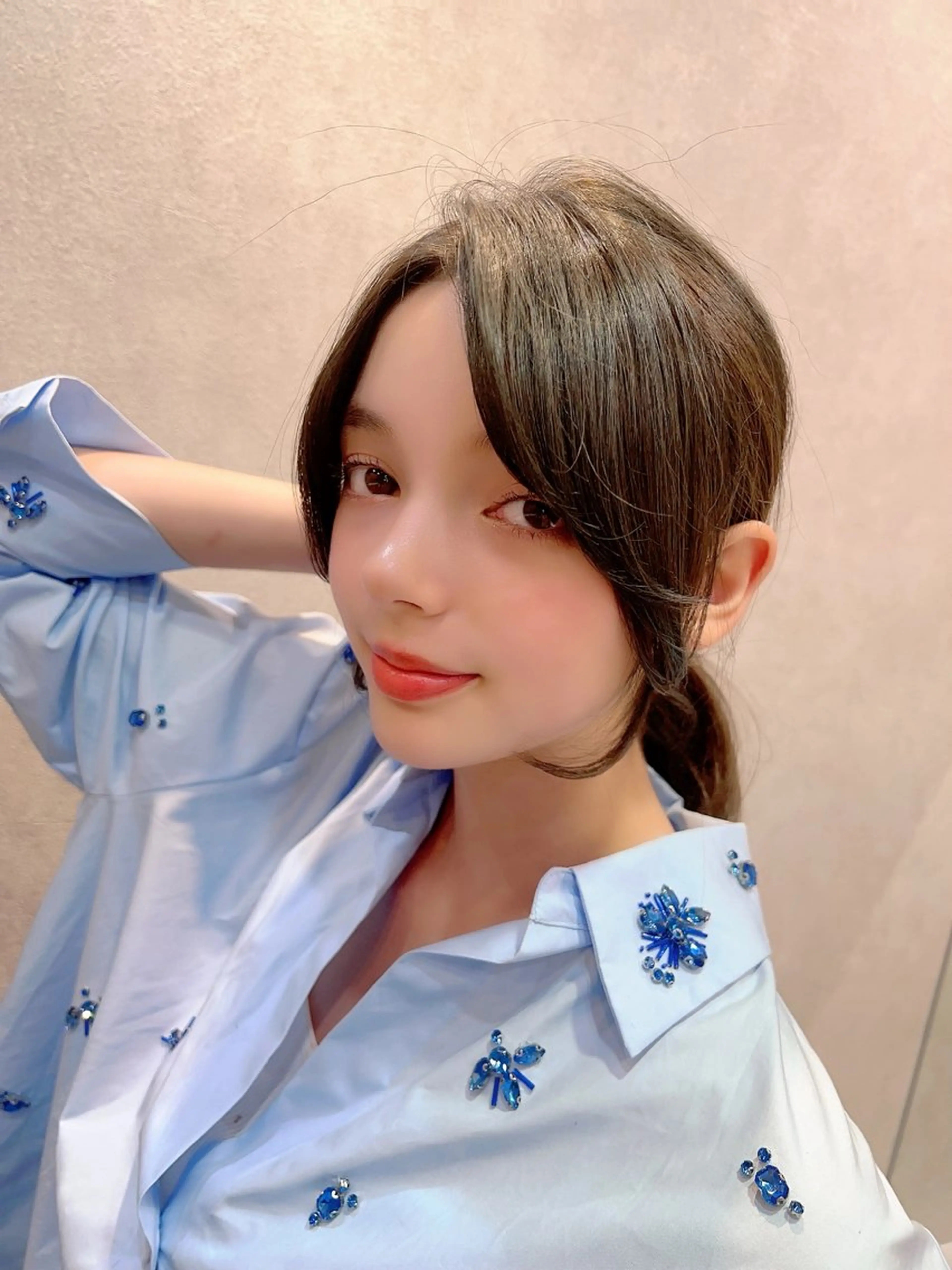 ミディアム 顔周りカット 韓国風ヘア 小顔カット 平川 友理/韓国ヘア💘のヘアスタイル