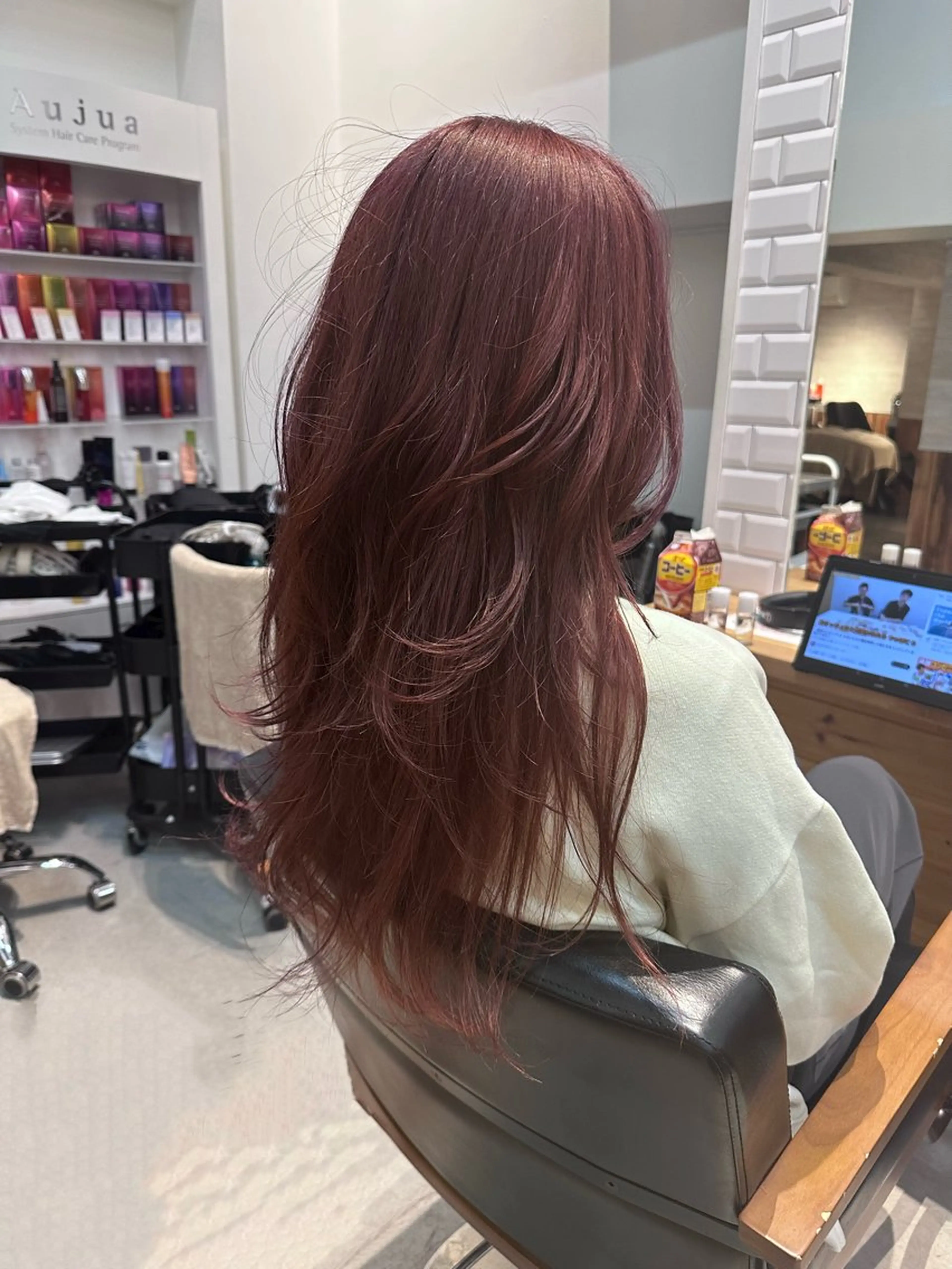 ロング レイヤーカット 黒岩 珠奈のヘアスタイル