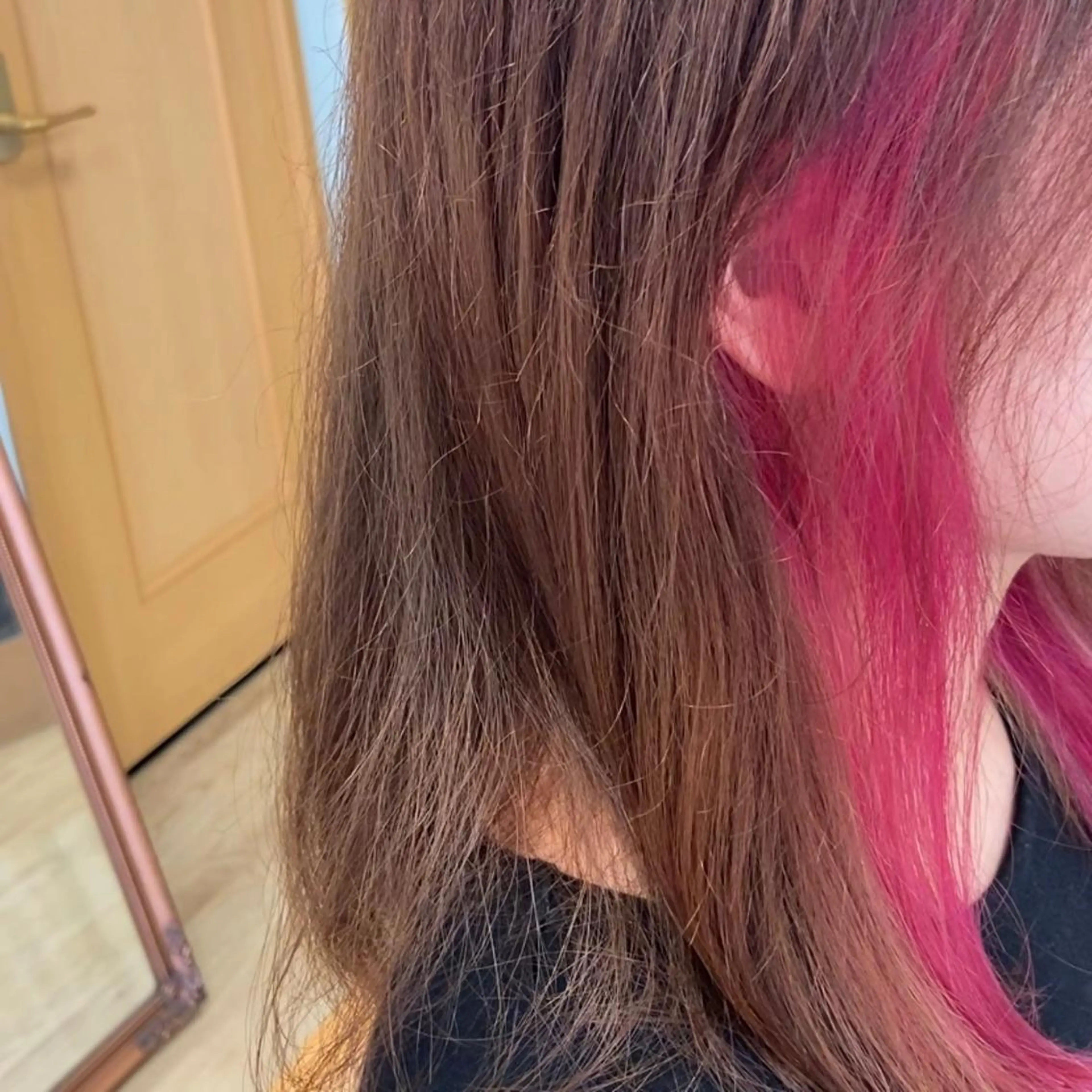 カラー Lepps れいなのヘアスタイル