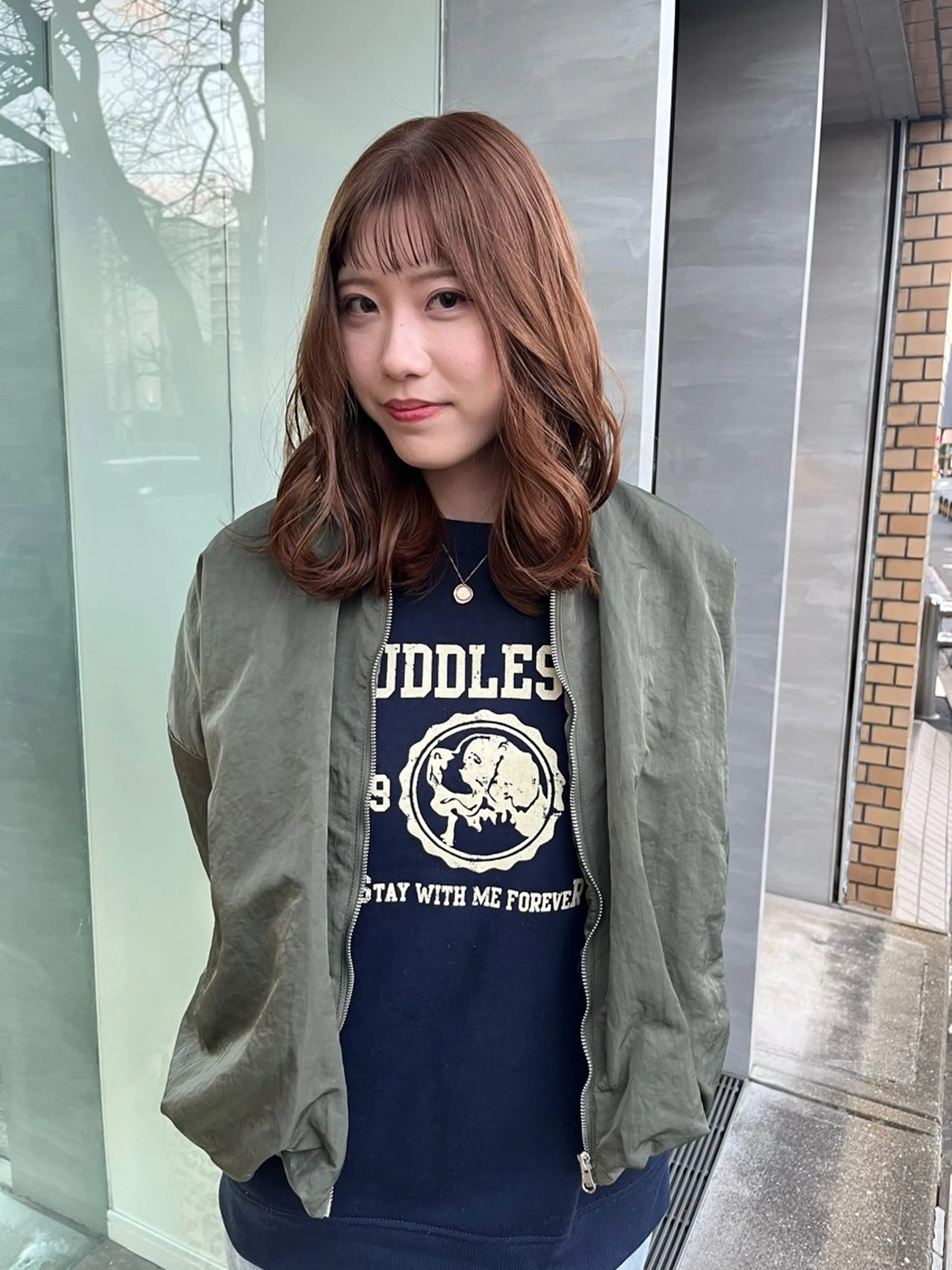 【透明感カラーにしたい方✨🪄】ブリーチ無しWカラー＋似合わせカット＋トリートメントの写真