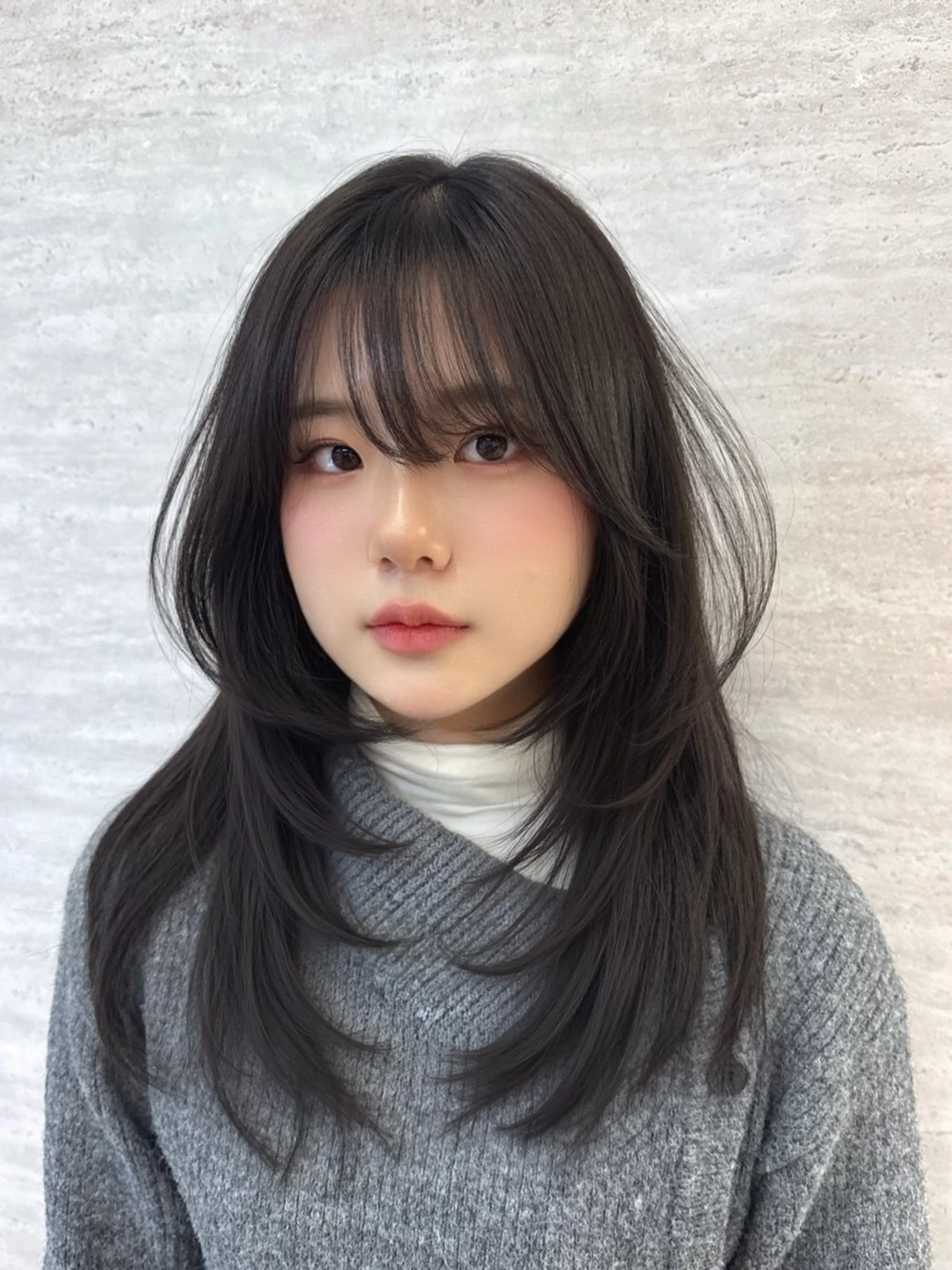 【💙ミニモ割💙】🫧JUNOレイヤーカット➕💙ケアカラー💙➕トリートメント🫧の写真