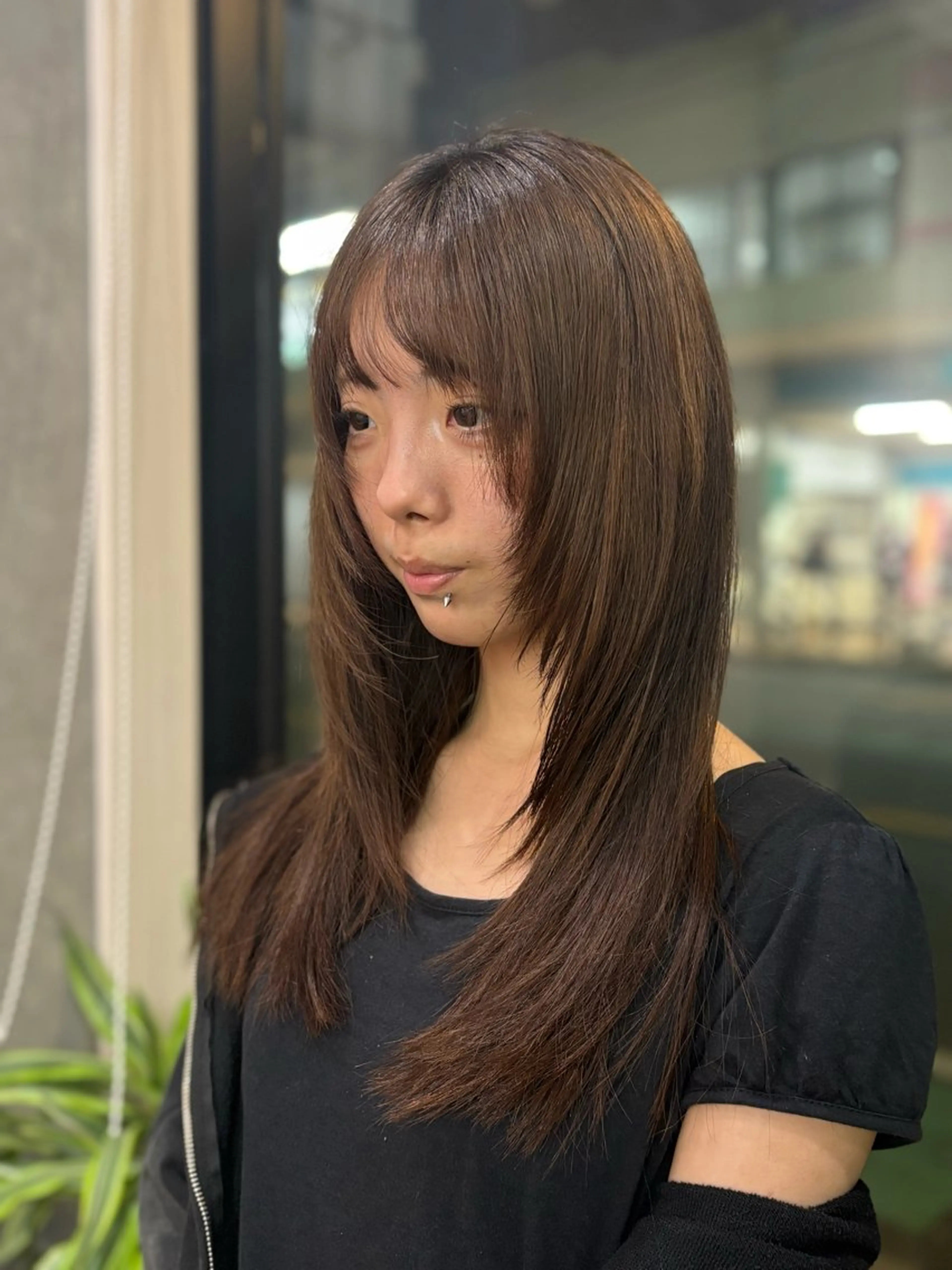ロング ハッシュカット ロング 寺田 蒼志のヘアスタイル