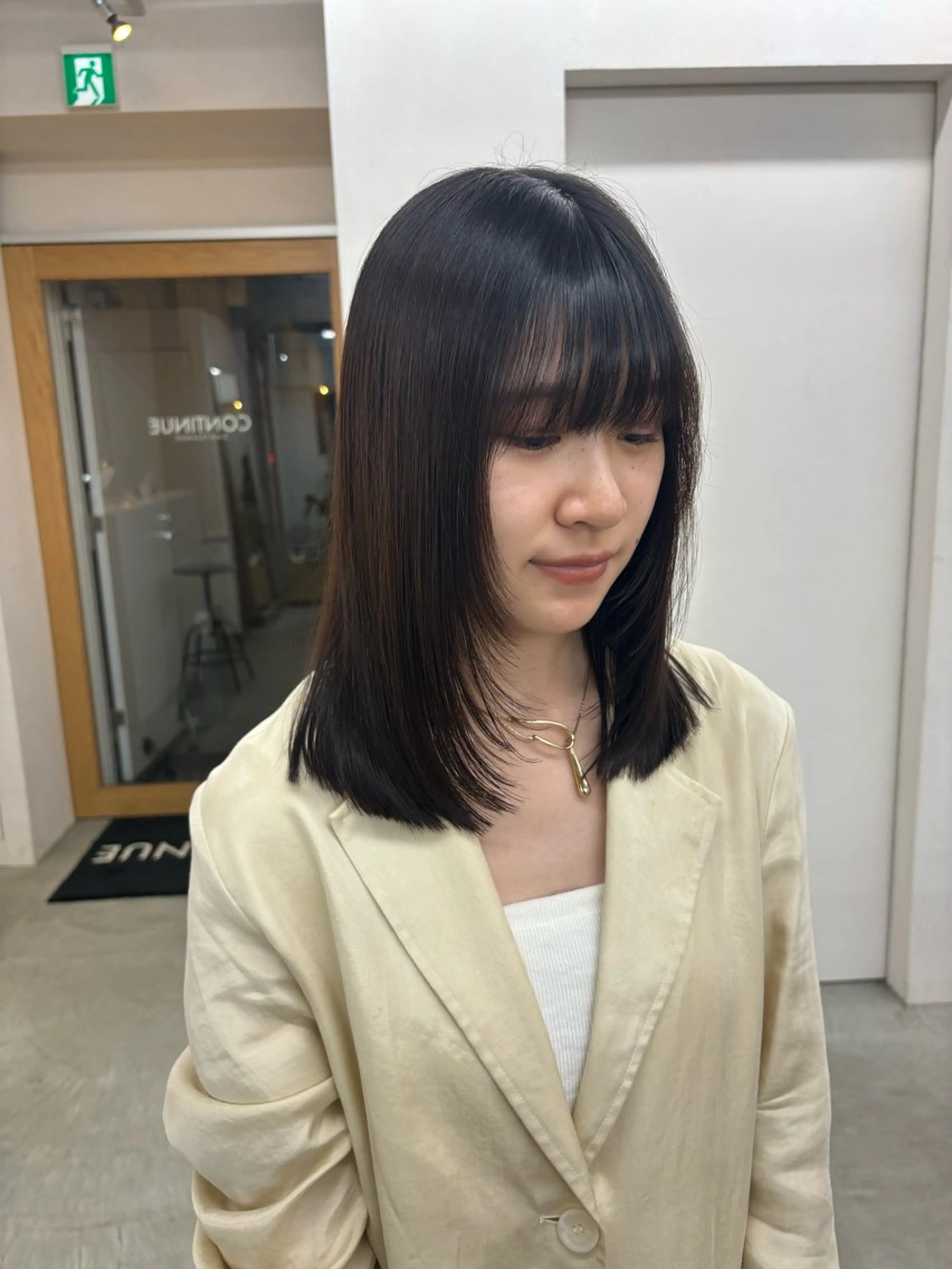 ミディアム 暖色/透明感カラー かずきのヘアスタイル