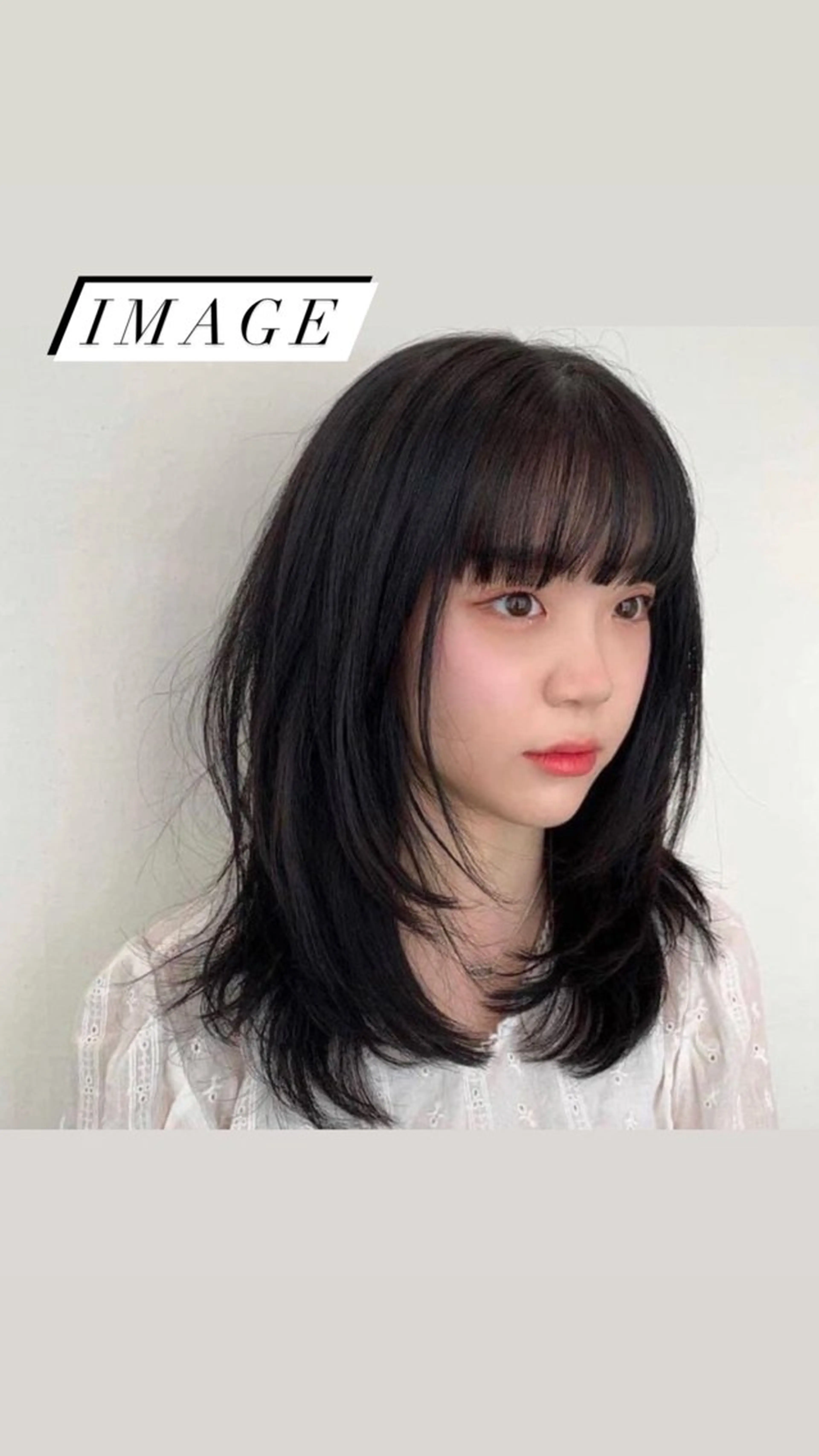 ミディアム レイヤーカット カット レイヤーカット🎀 kanaのヘアスタイル