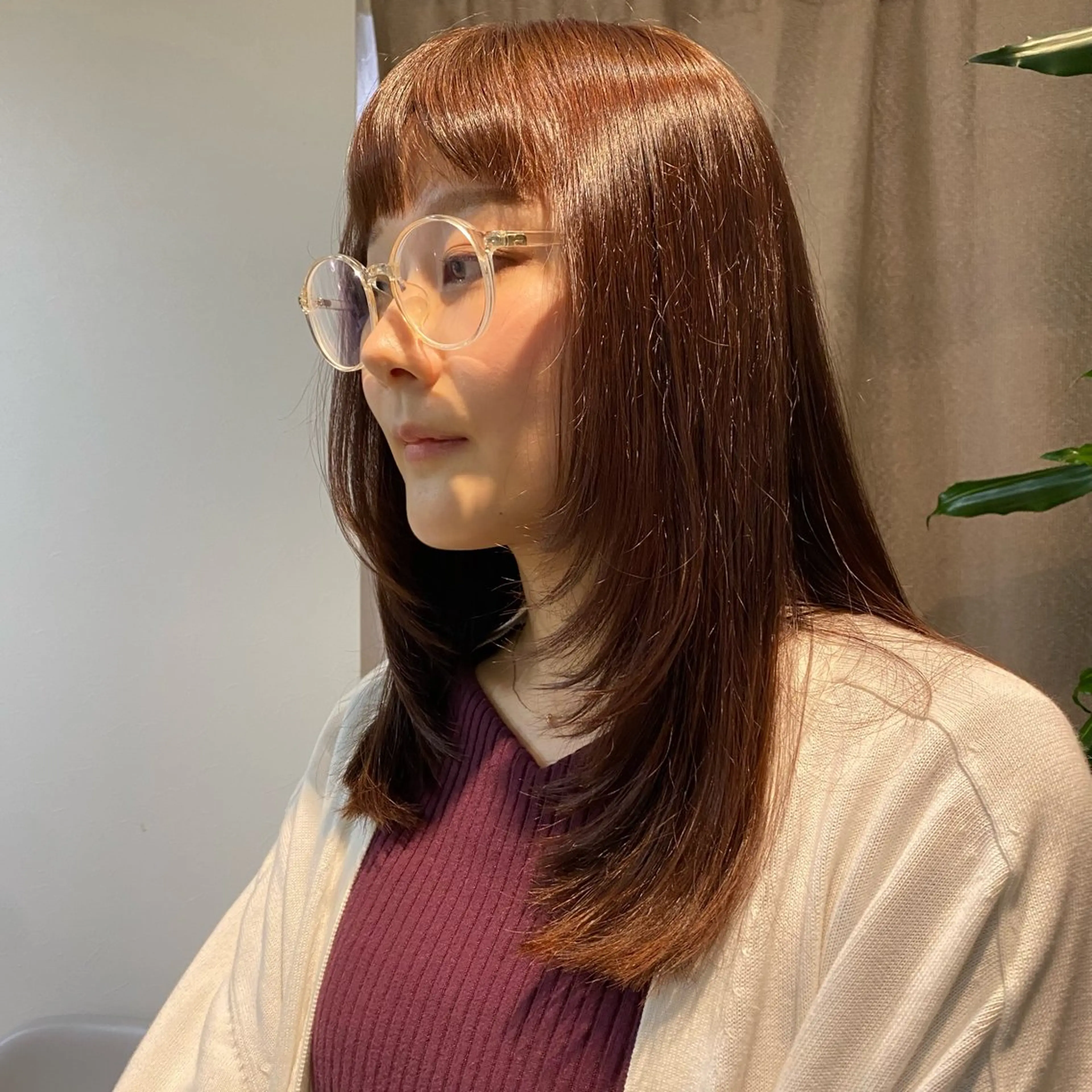 セミロング カット パーマモデル募集中 渥美翔人のヘアスタイル