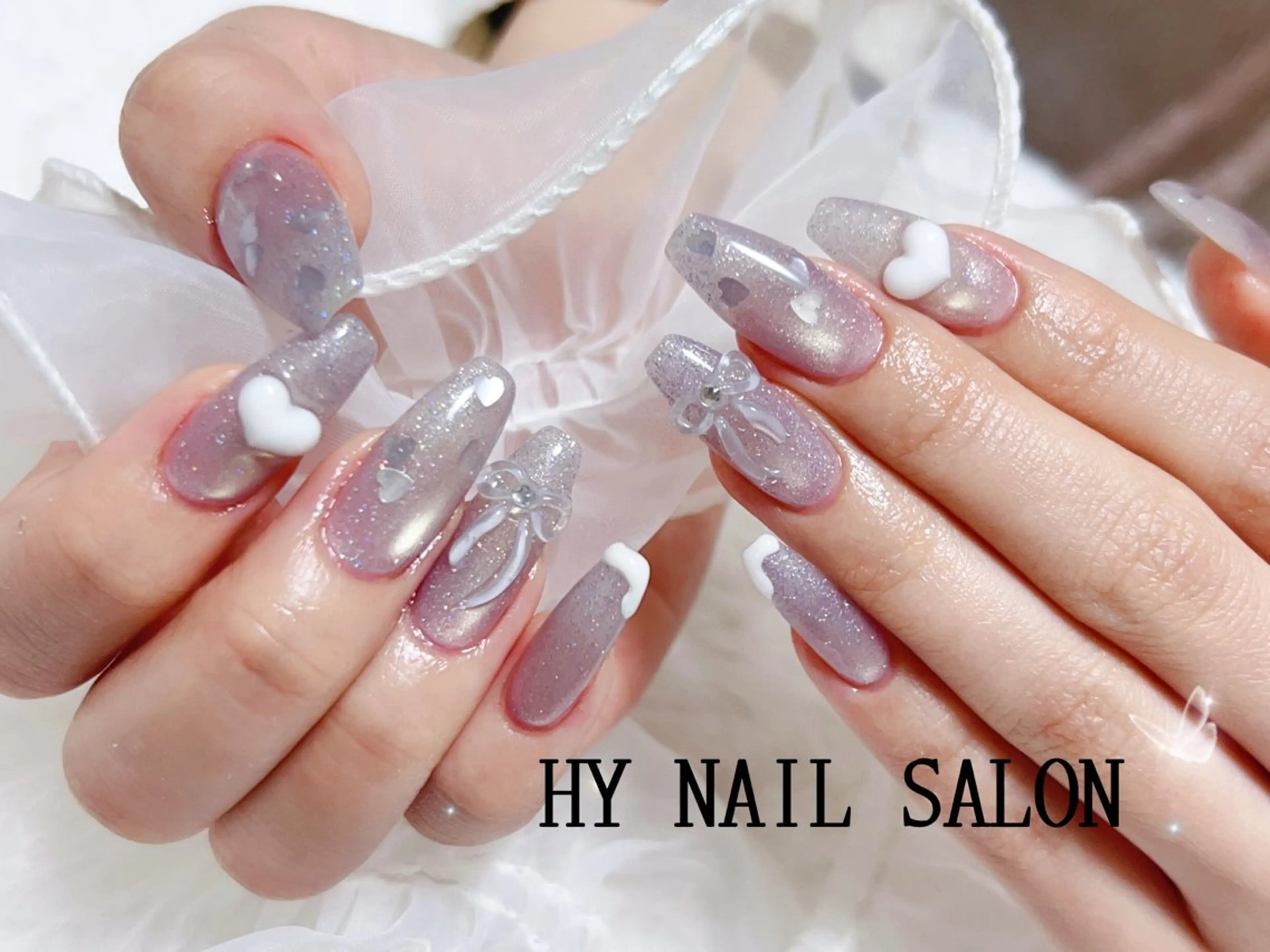 ネイル スカルプネイル ハンドネイル HY NAIL SALONのネイルデザイン