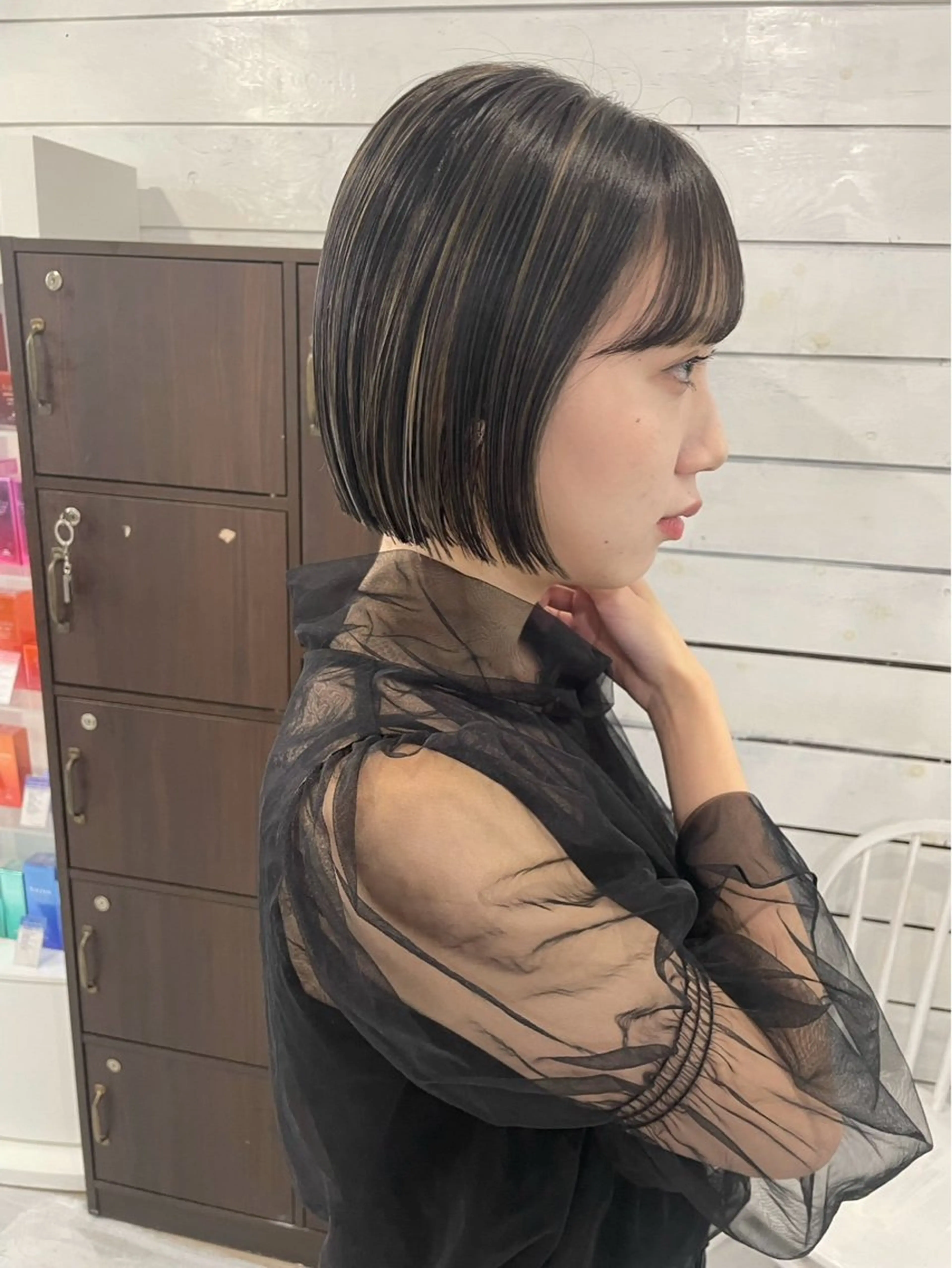ボブカットの写真