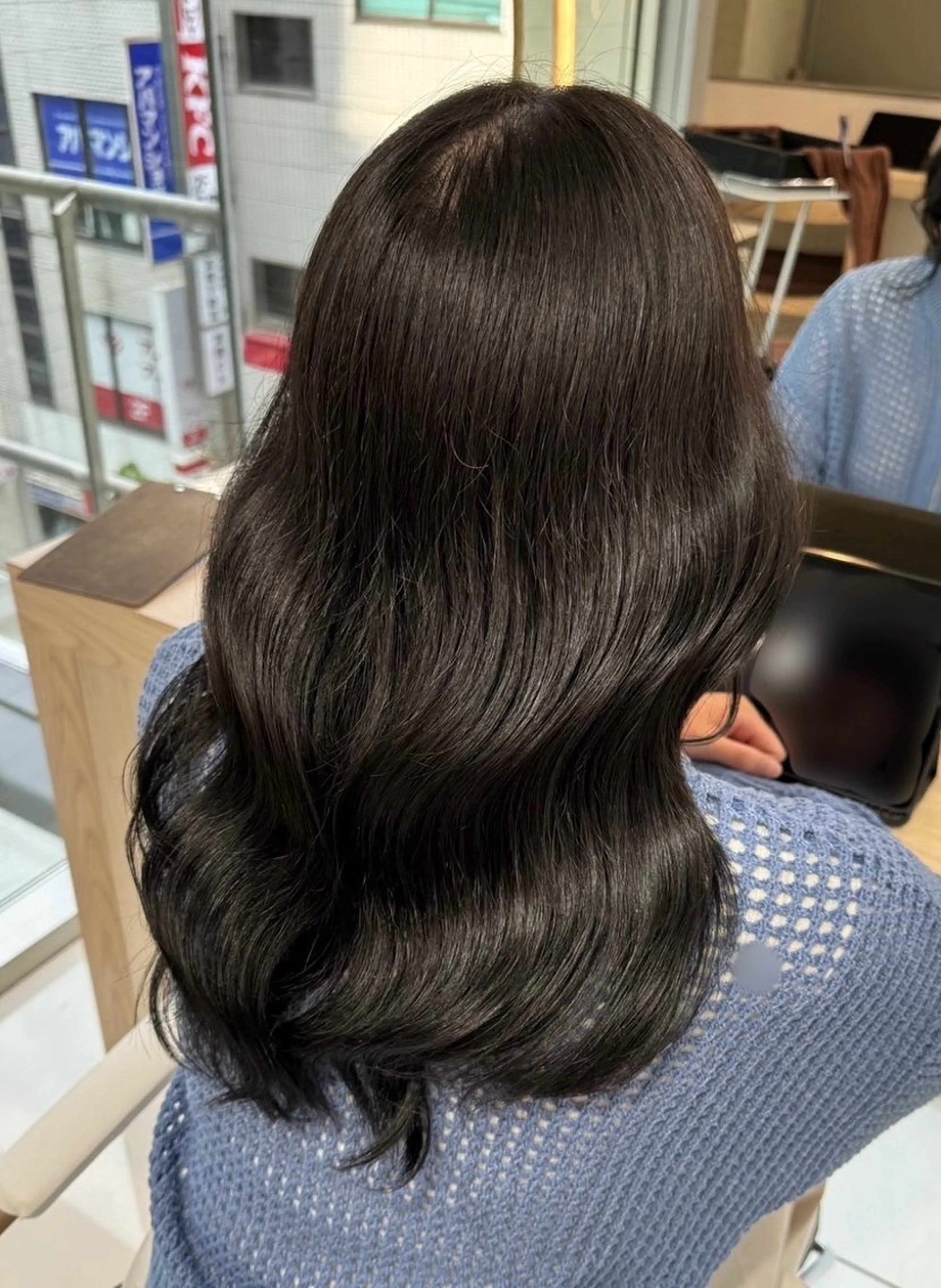 ロング 韓国レイヤー/ 顔まわり/西野和裕のヘアスタイル