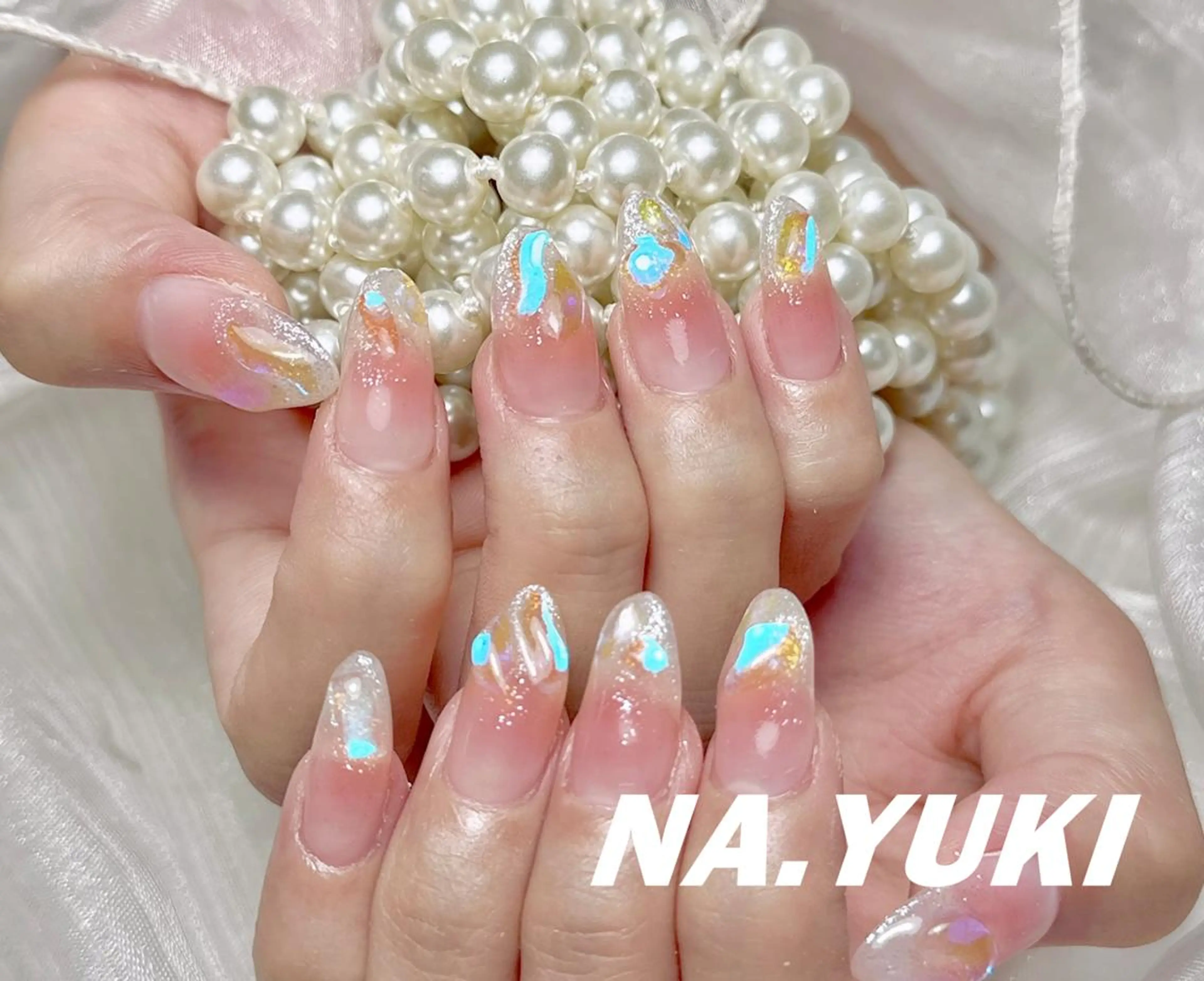 ネイル ハンドネイル ハンドケア 🌷 Mooning 🌷のネイルデザイン