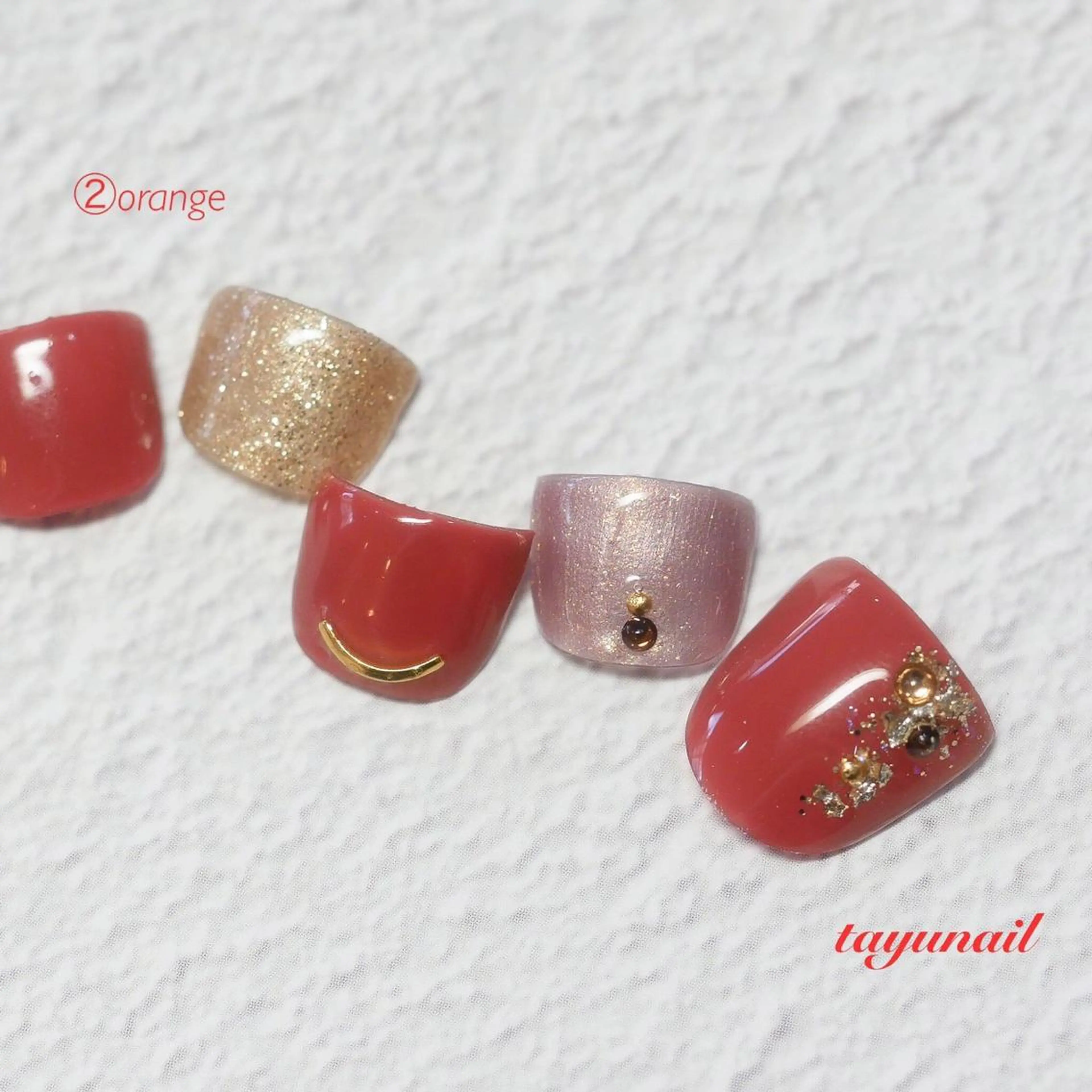 ネイル アートネイル ブルー フットネイル ジェルネイル ワンカラーネイル フットネイル ネイルサロン 【たゆnail】のネイルデザイン