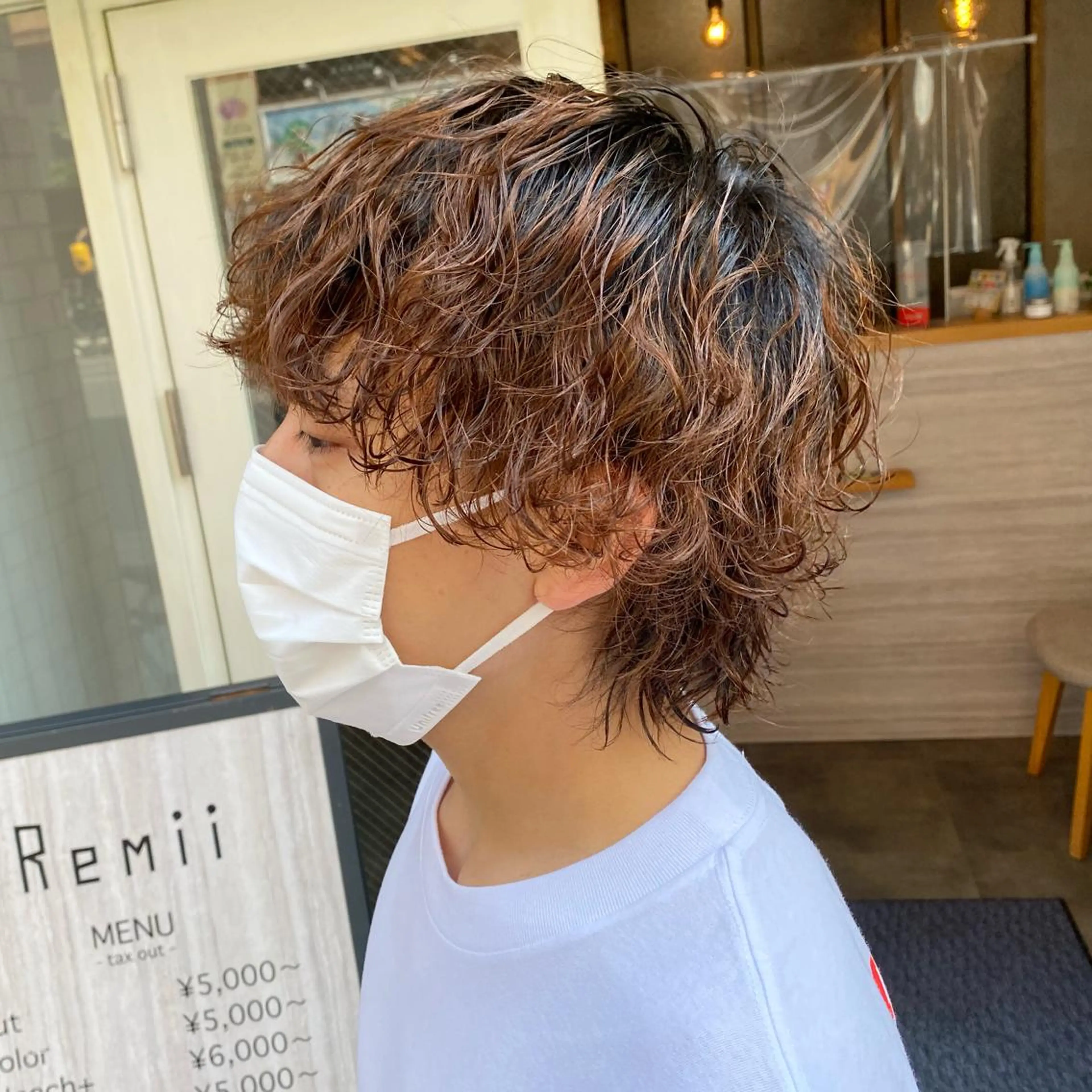 ショート メンズ カット パーマ 【Remii】 山﨑健太のヘアスタイル