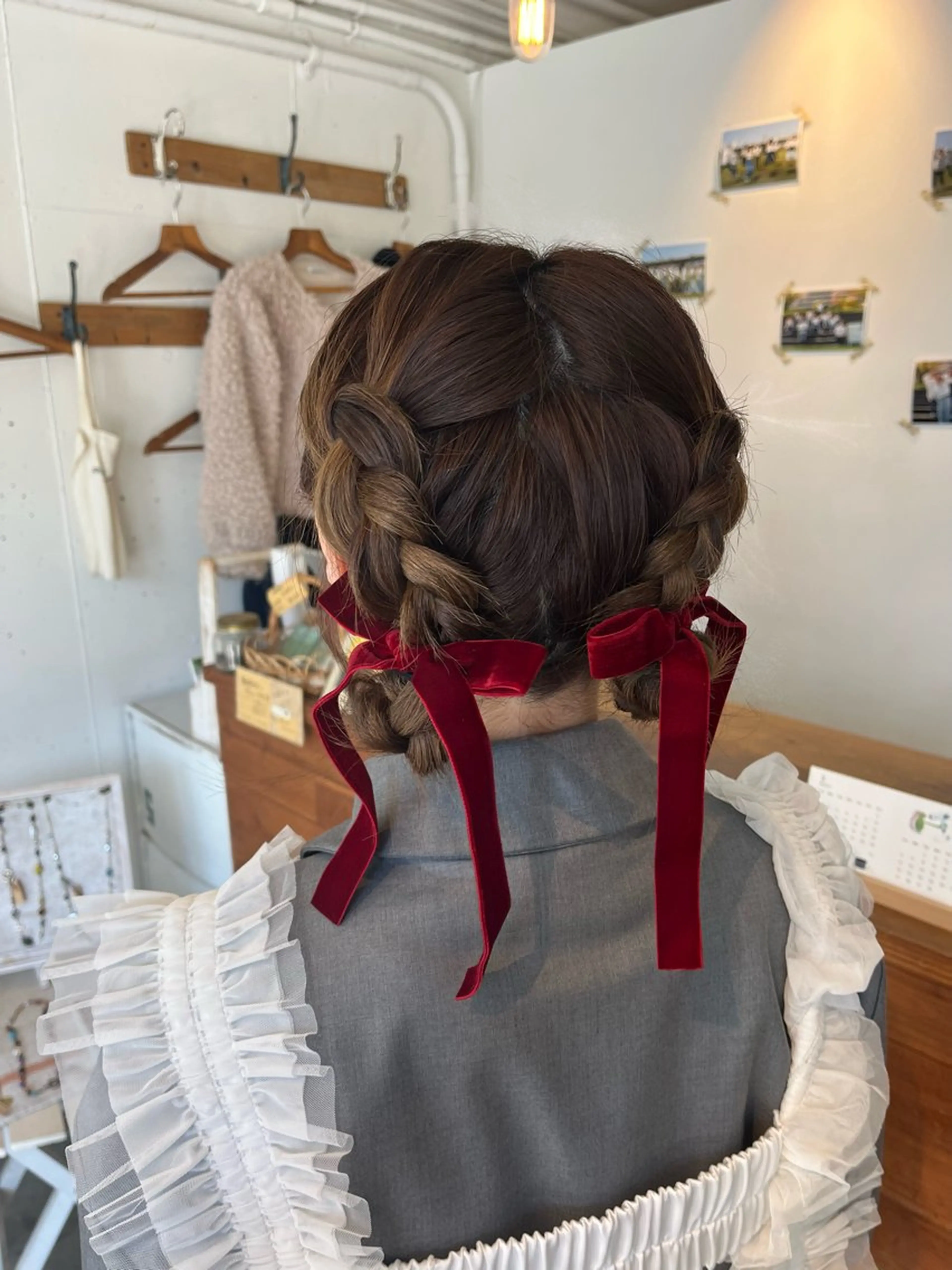 ミディアム ヘアセット 大塚 陽彩のヘアスタイル