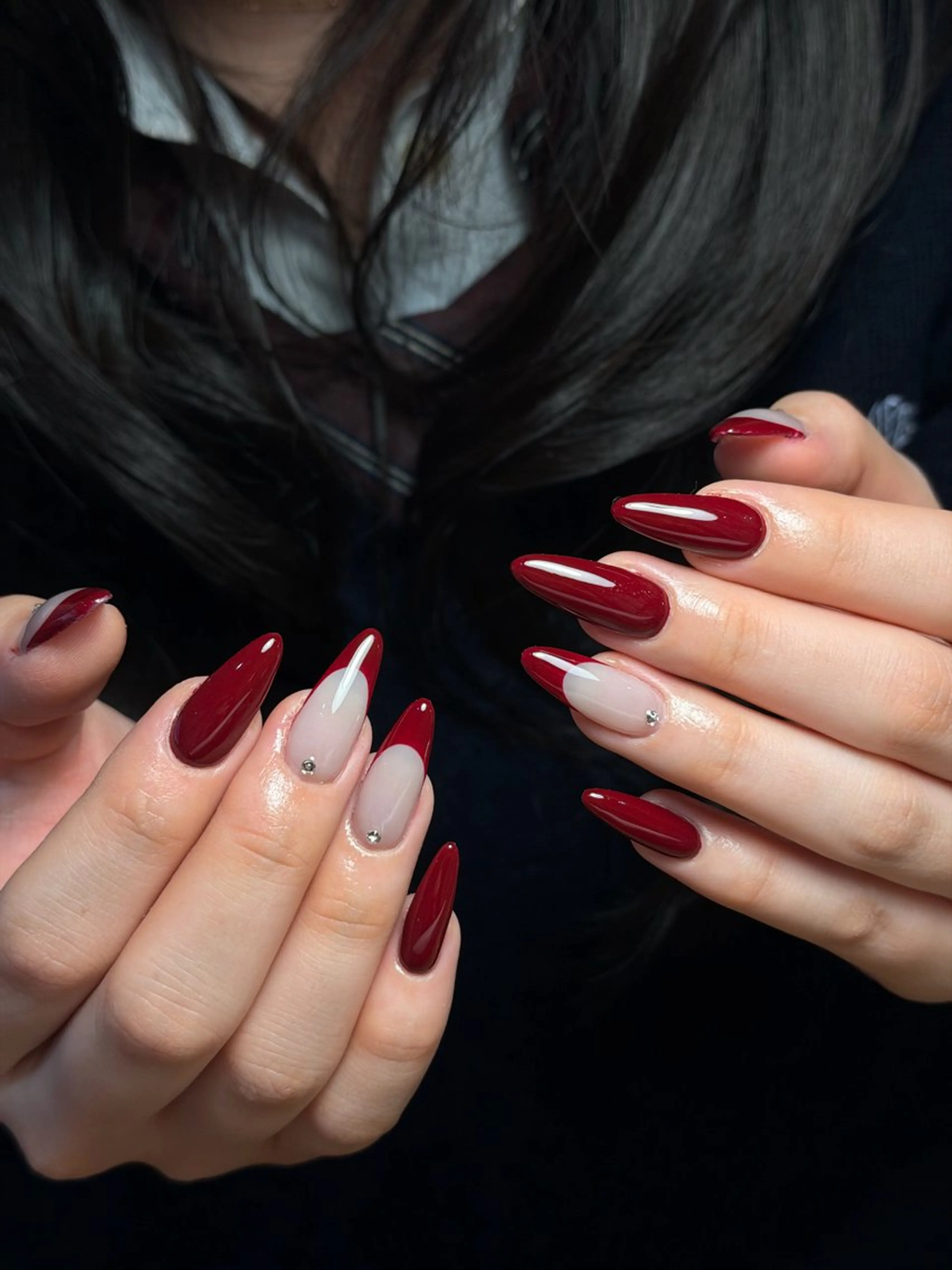 ネイル 韓国ネイル シンプルネイル ワンホンネイル ハンドネイル CoMo Nailのネイルデザイン