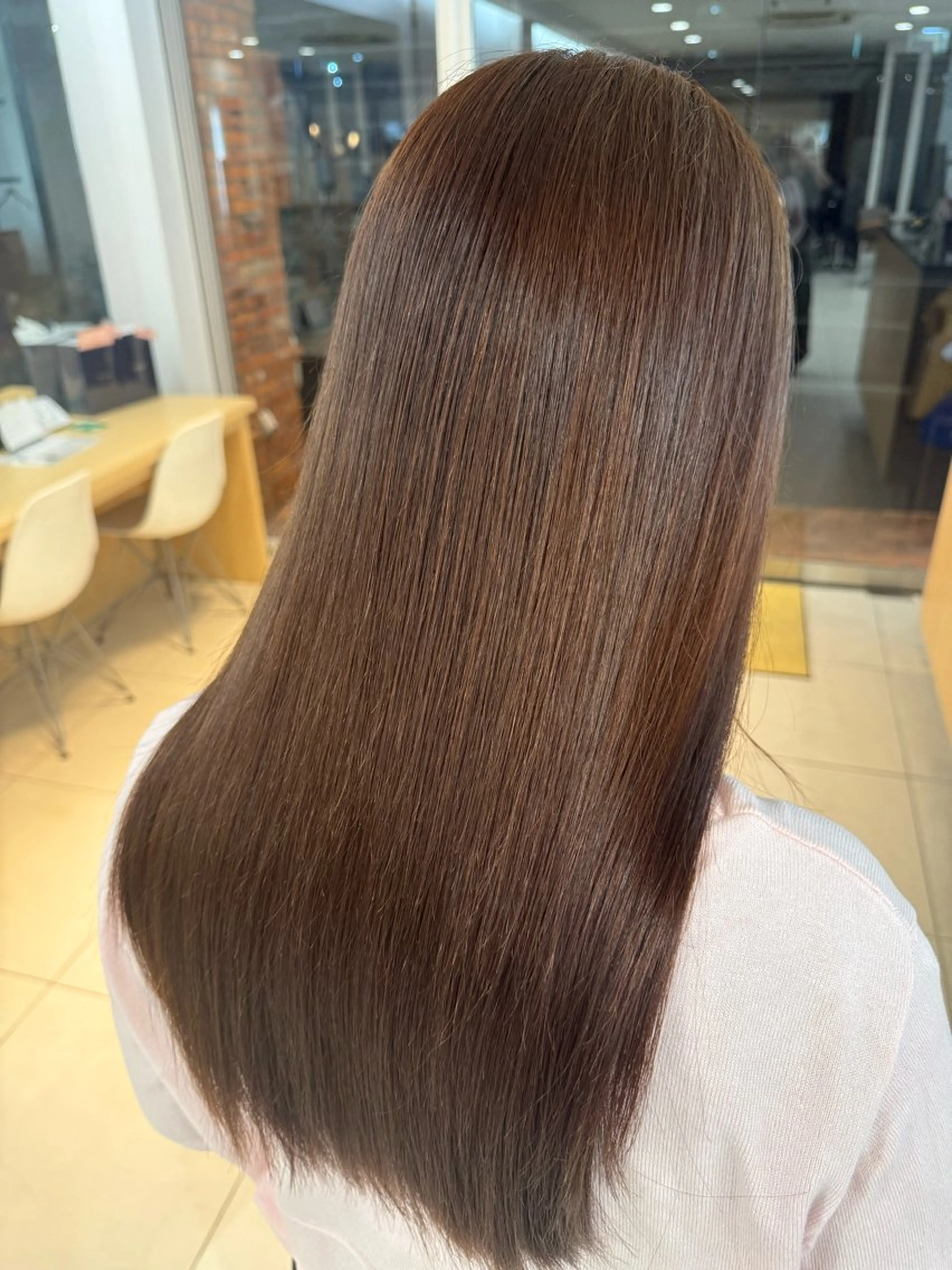 ロング カラー カット ヘアカラー ツチダ ヒナのヘアスタイル