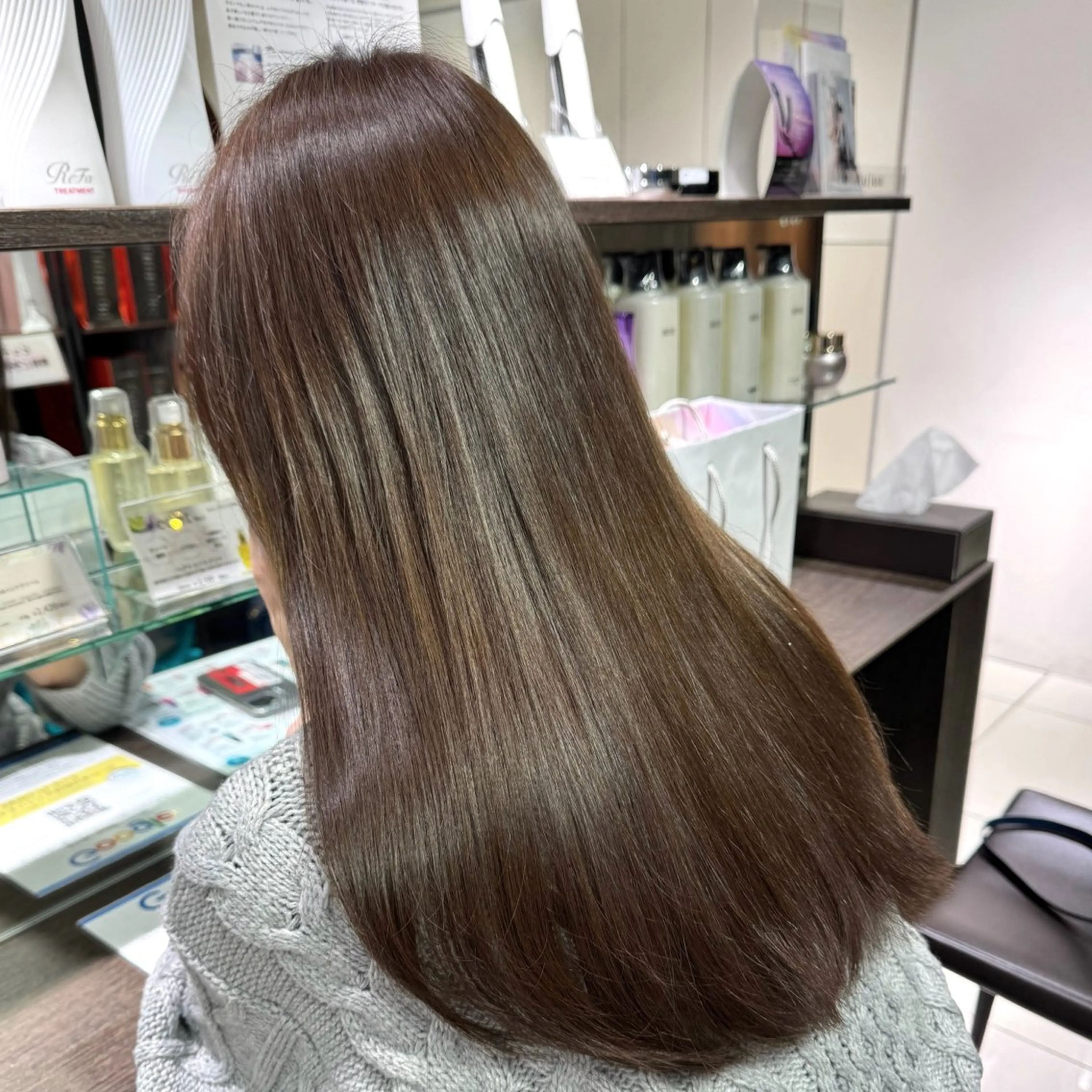 ロング カラー ヘアアレンジ ヘアカラー ブリーチなしカラー /新百合ヶ丘/安形翔のヘアスタイル