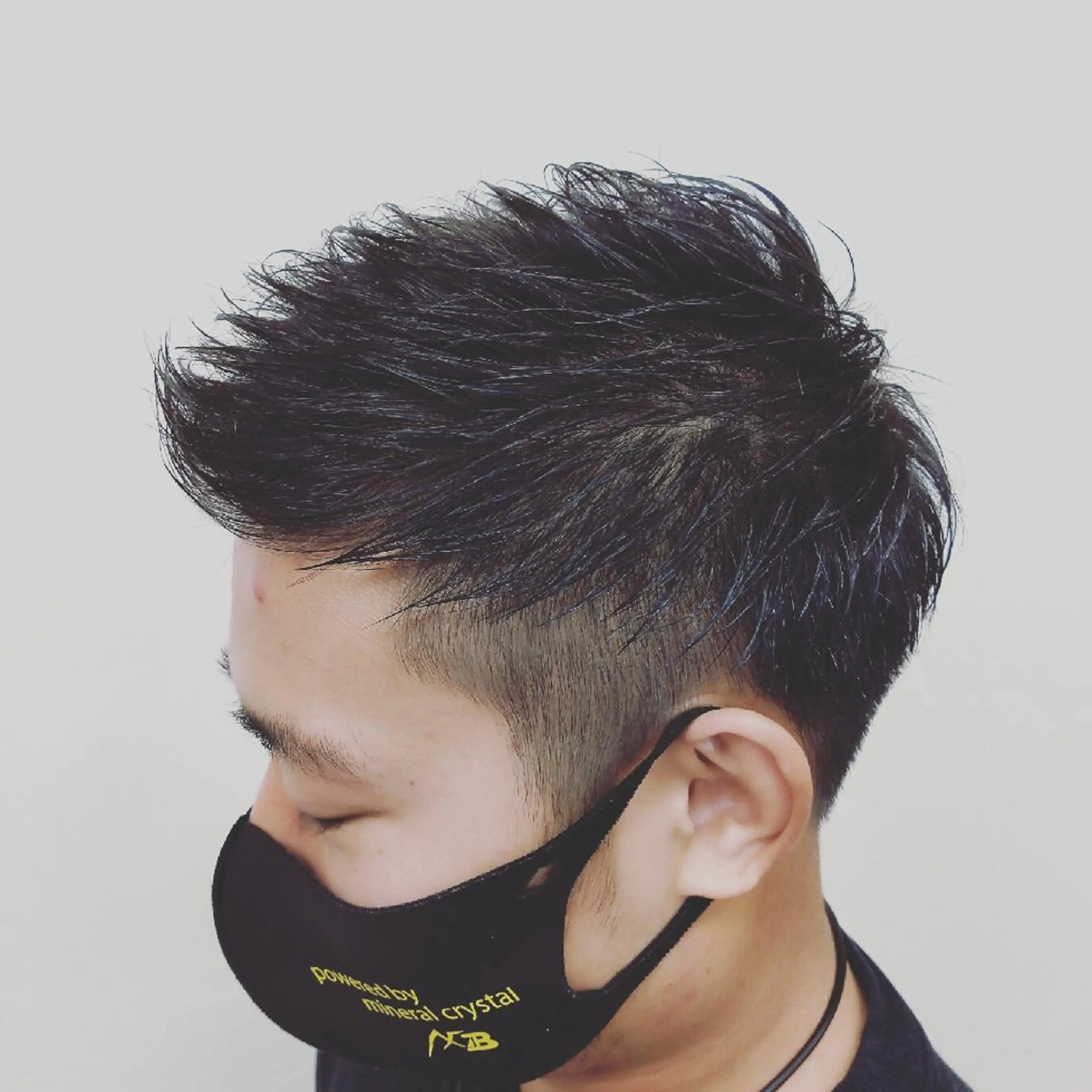 ショート メンズ アップバング 刈り上げ カット ヘッドスパ ヘアセット 【大宮】 メンズ専門吉川のヘアスタイル