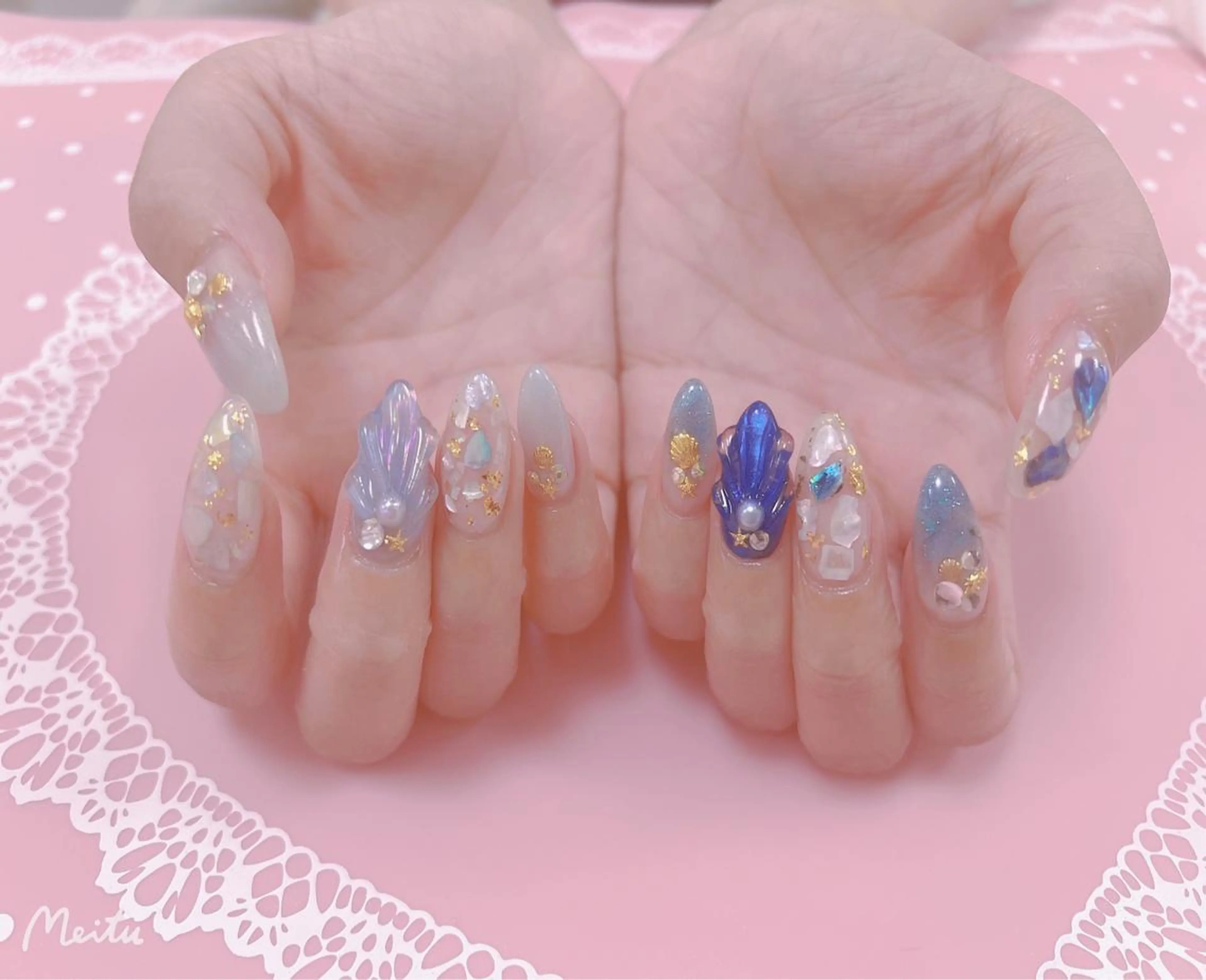 ネイル はぴねす所属・横浜 美夢のネイルデザイン