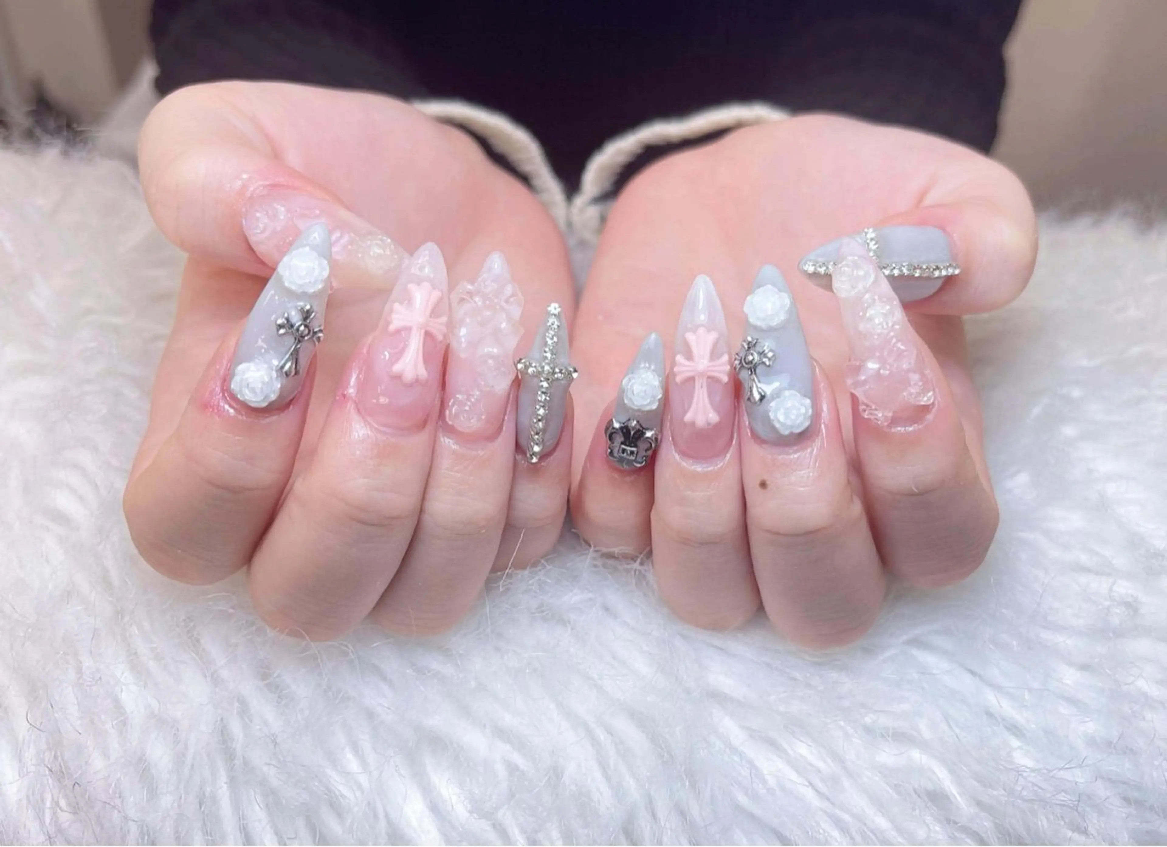 ネイル アートネイル ジェルネイル マグネットネイル ネイルチップ ハンドネイル Jenn Nail Shinokuboのネイルデザイン