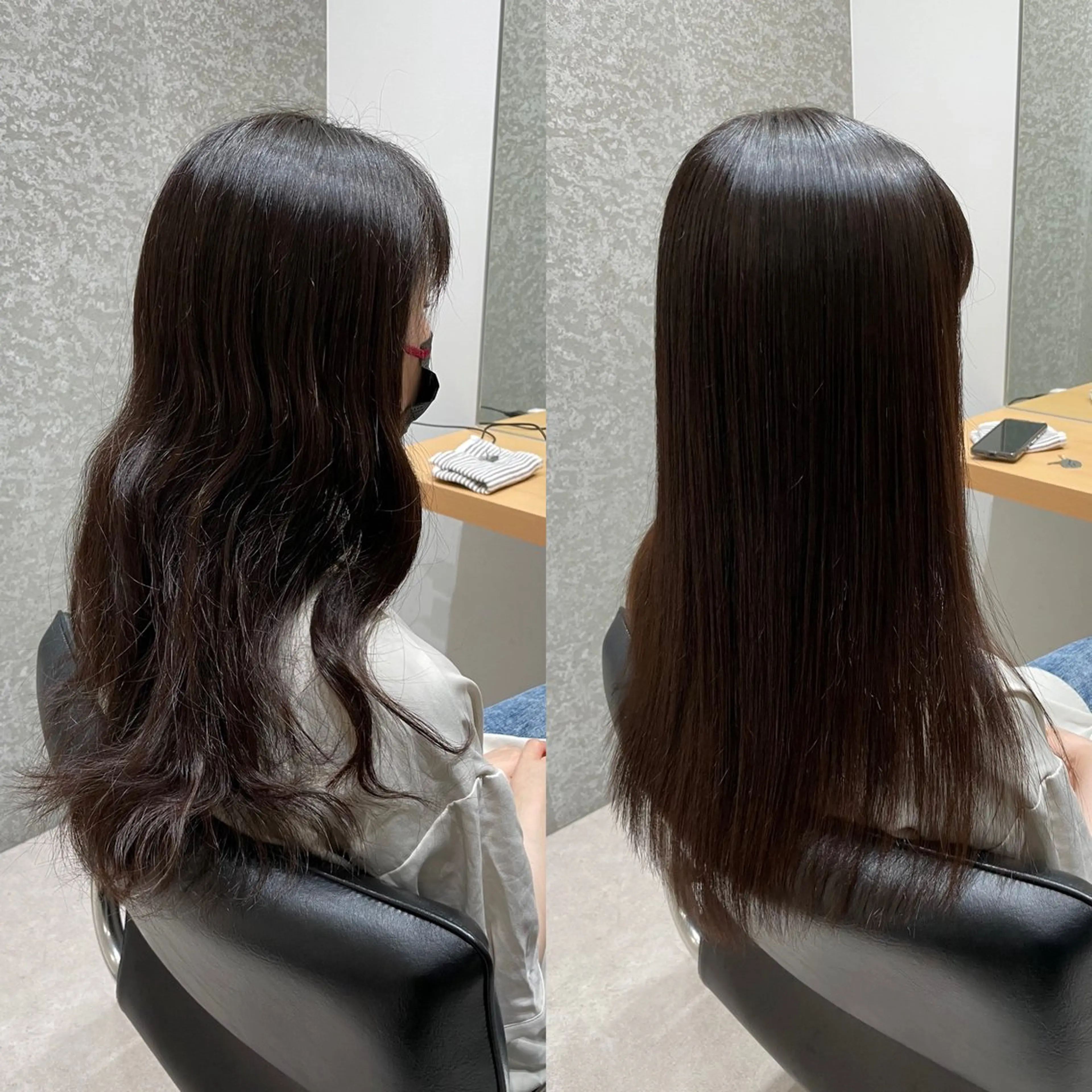 セミロング 髪質改善 トリートメント 酸熱トリートメント 髪質改善ヘアケア 艶髪特化/上田のヘアスタイル