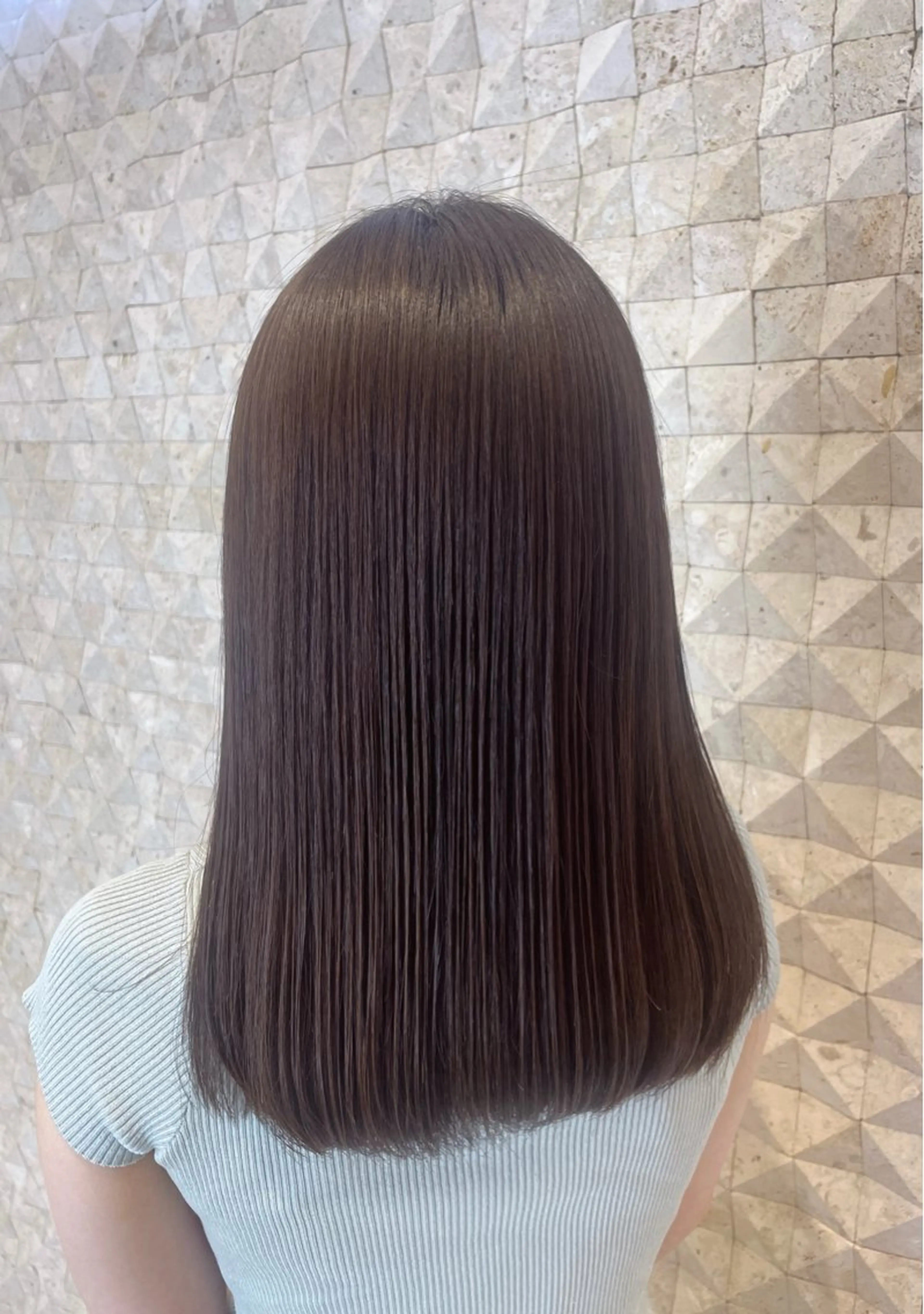 ミディアム 酸性ストレート 豊中/髪質改善/ レイヤーカットミヅキのヘアスタイル