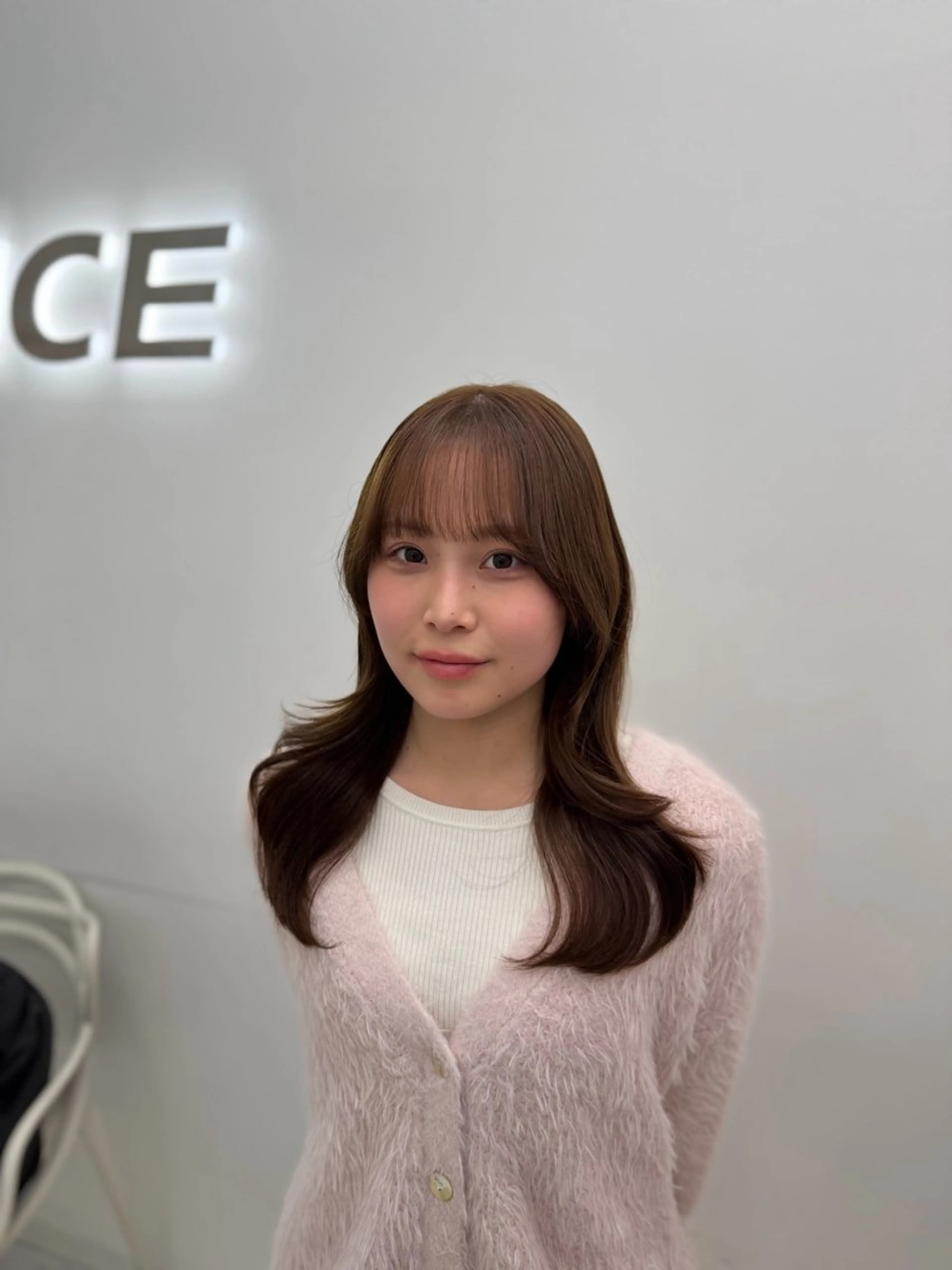 カラー ヘアカラー トリートメント 透明感ベージュ 🎀Anju/渋谷のヘアスタイル