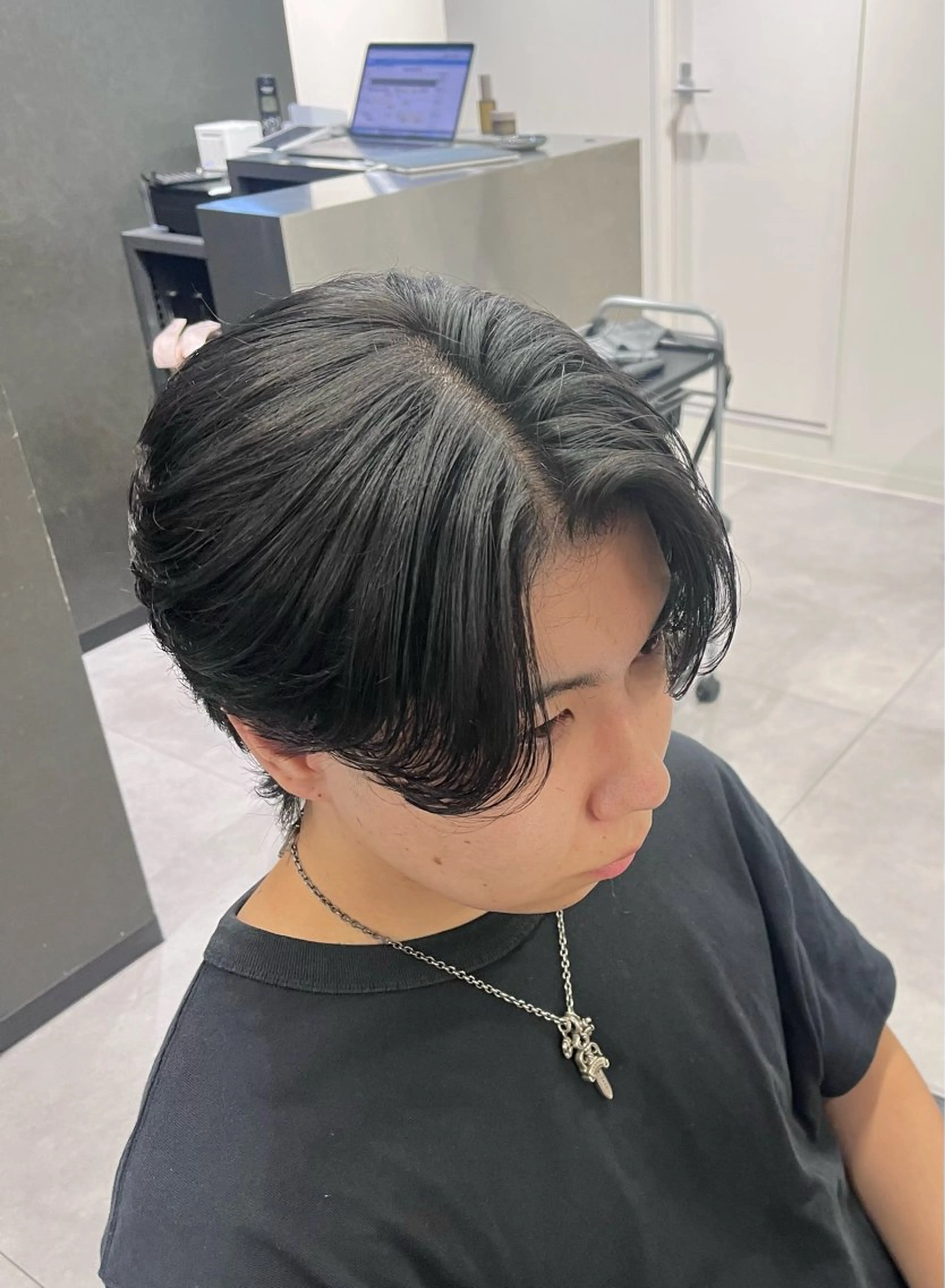 メンズ カット 波巻きパーマ /メンズ専門/そらのヘアスタイル