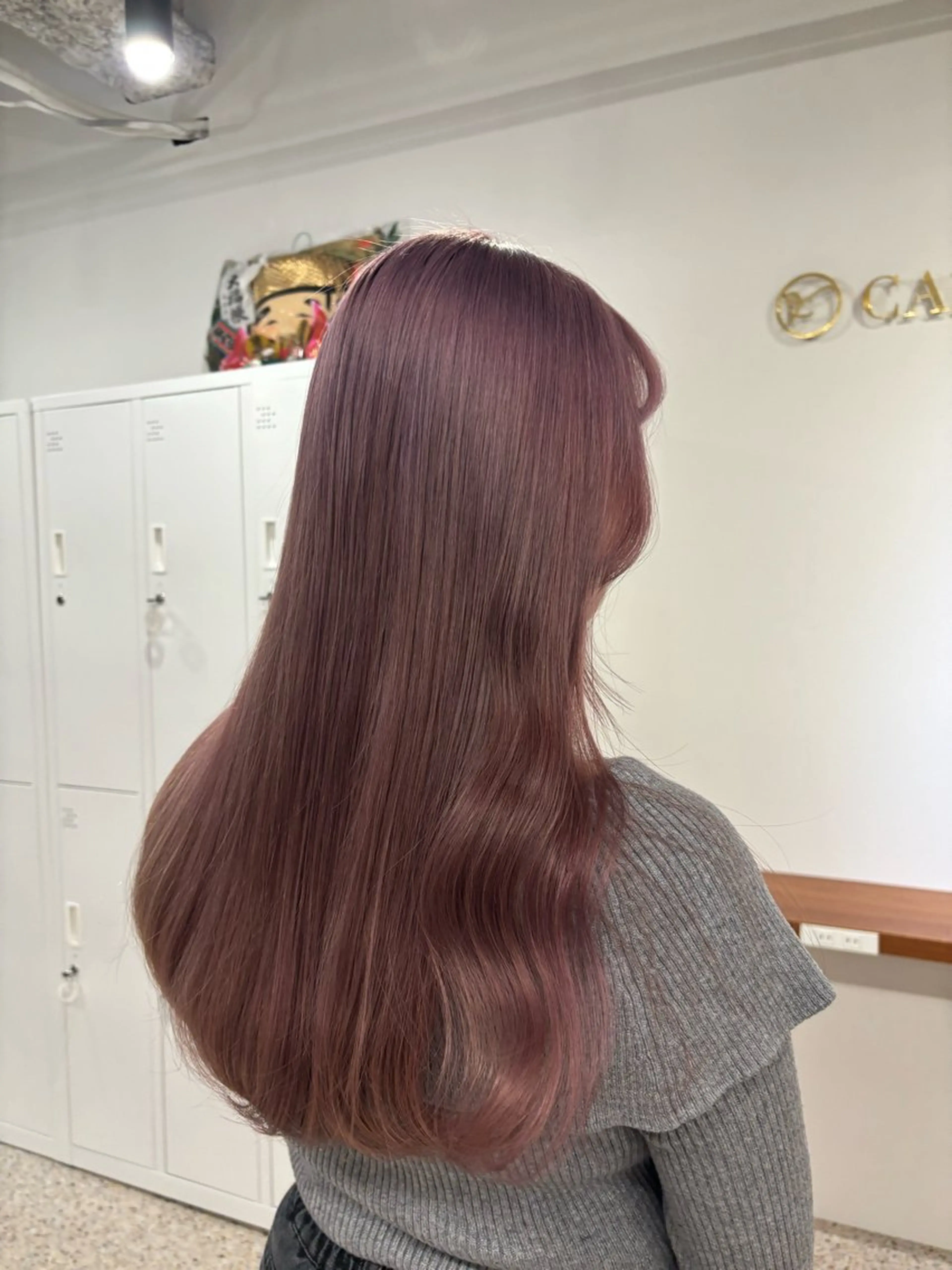 ロング cinq所属・ハイトーン/ラベンダ ー/ yuina🪄のヘアスタイル