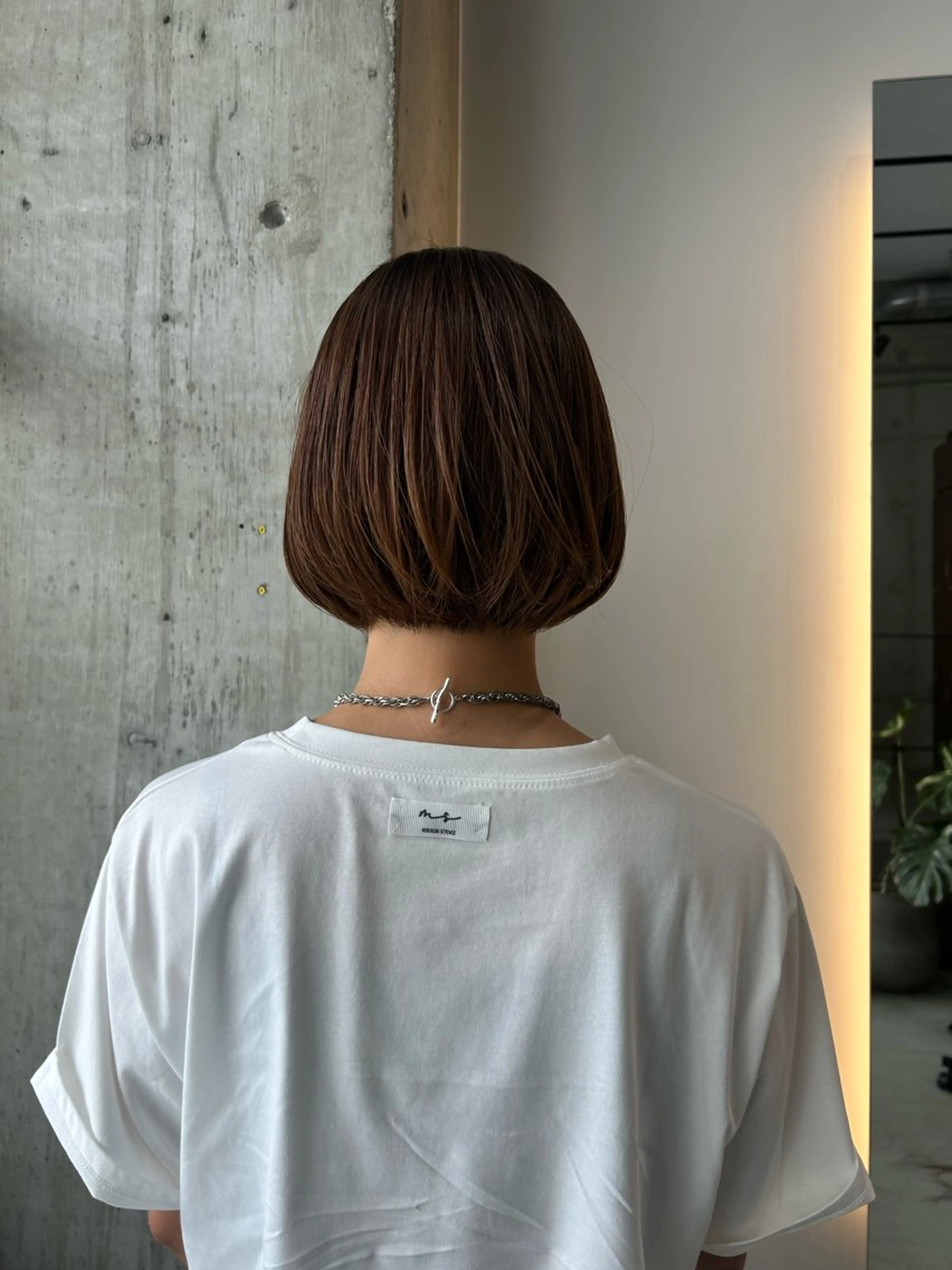 ミディアム カラー カット ヘアカラー 鈴木 よつはのヘアスタイル
