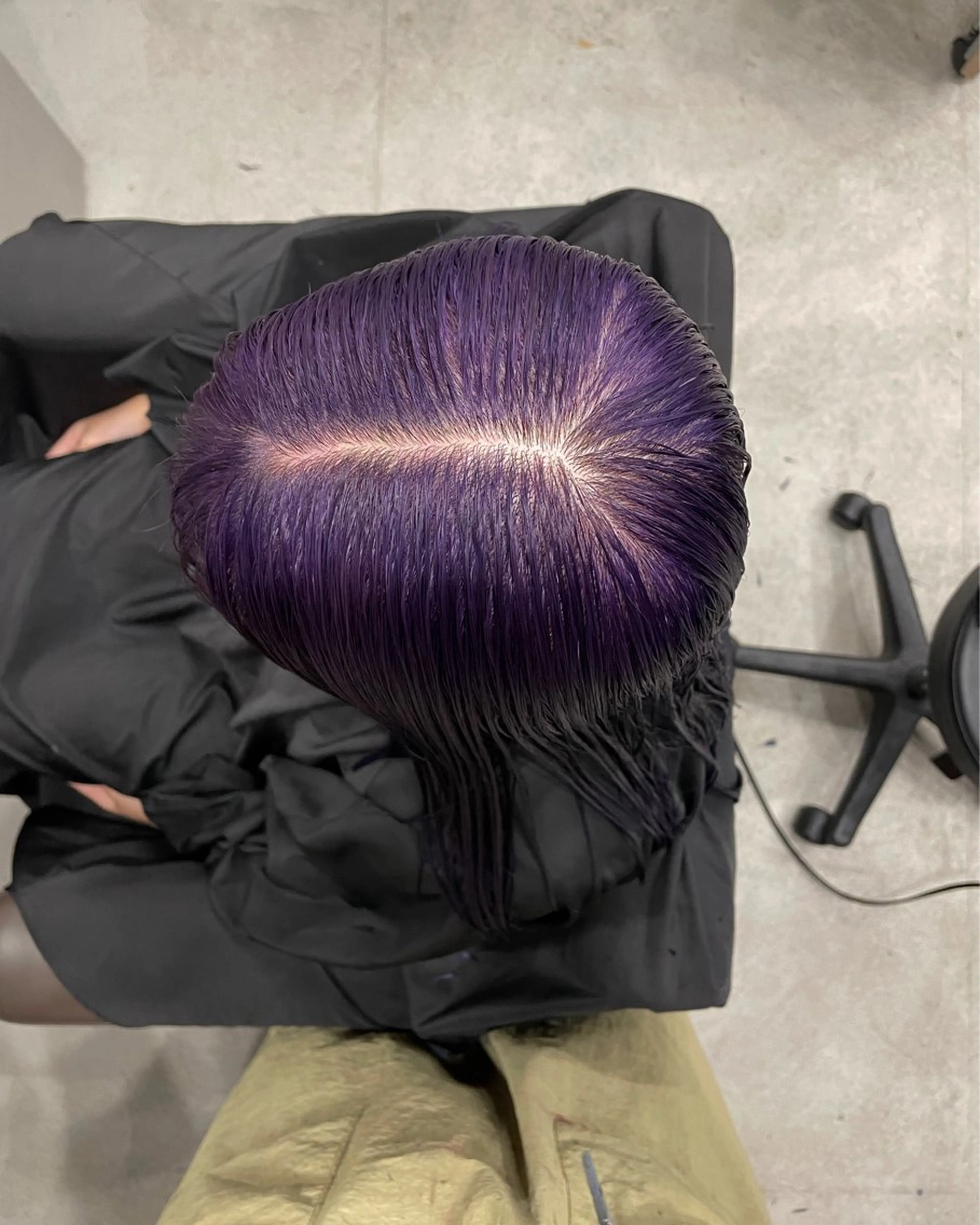 ミディアム カラー ブリーチ ショートボブ/ ウルフ/表参道のヘアスタイル