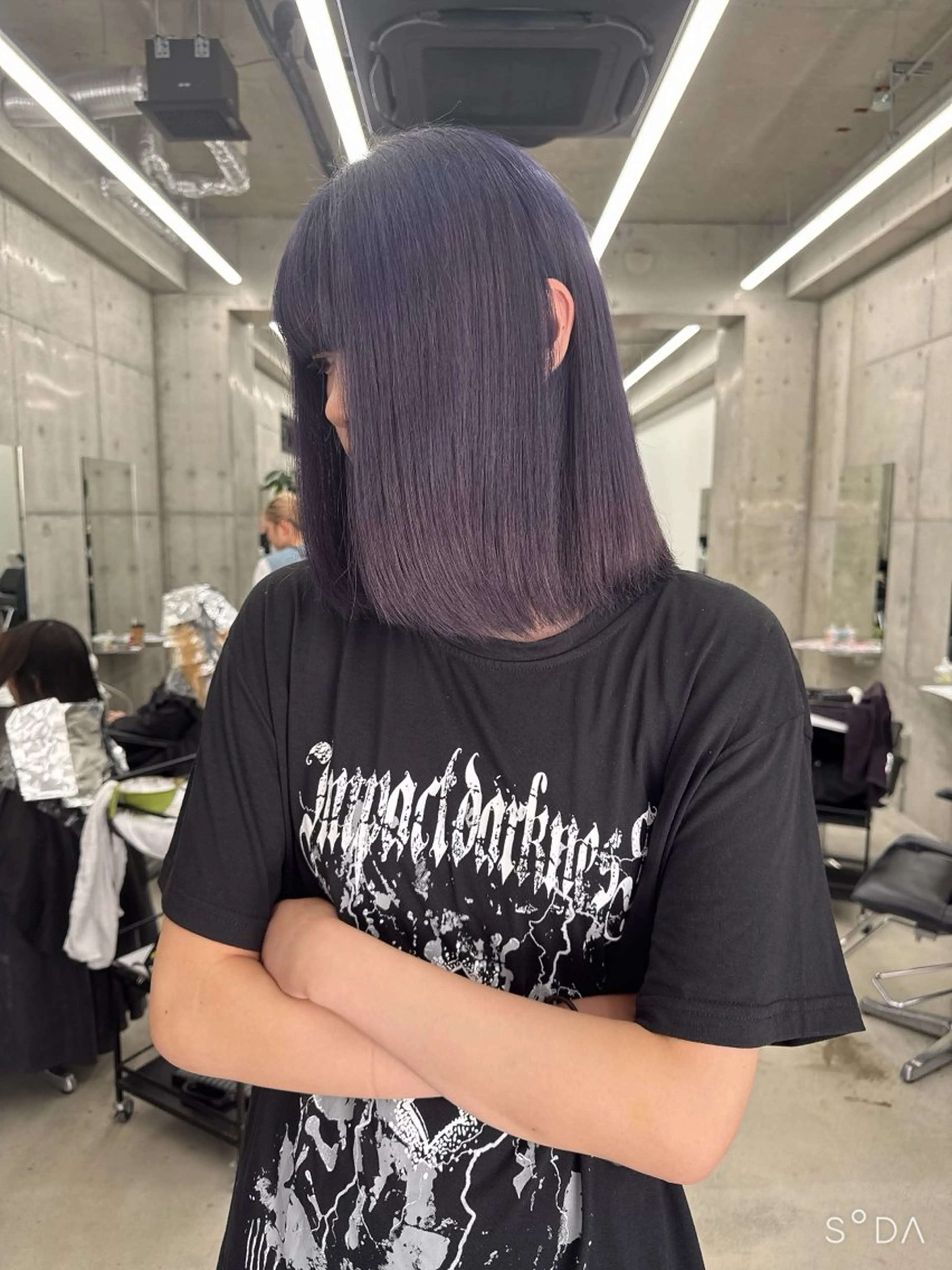 カラー Asami／名古屋／ ハイトーン／デザインのヘアスタイル