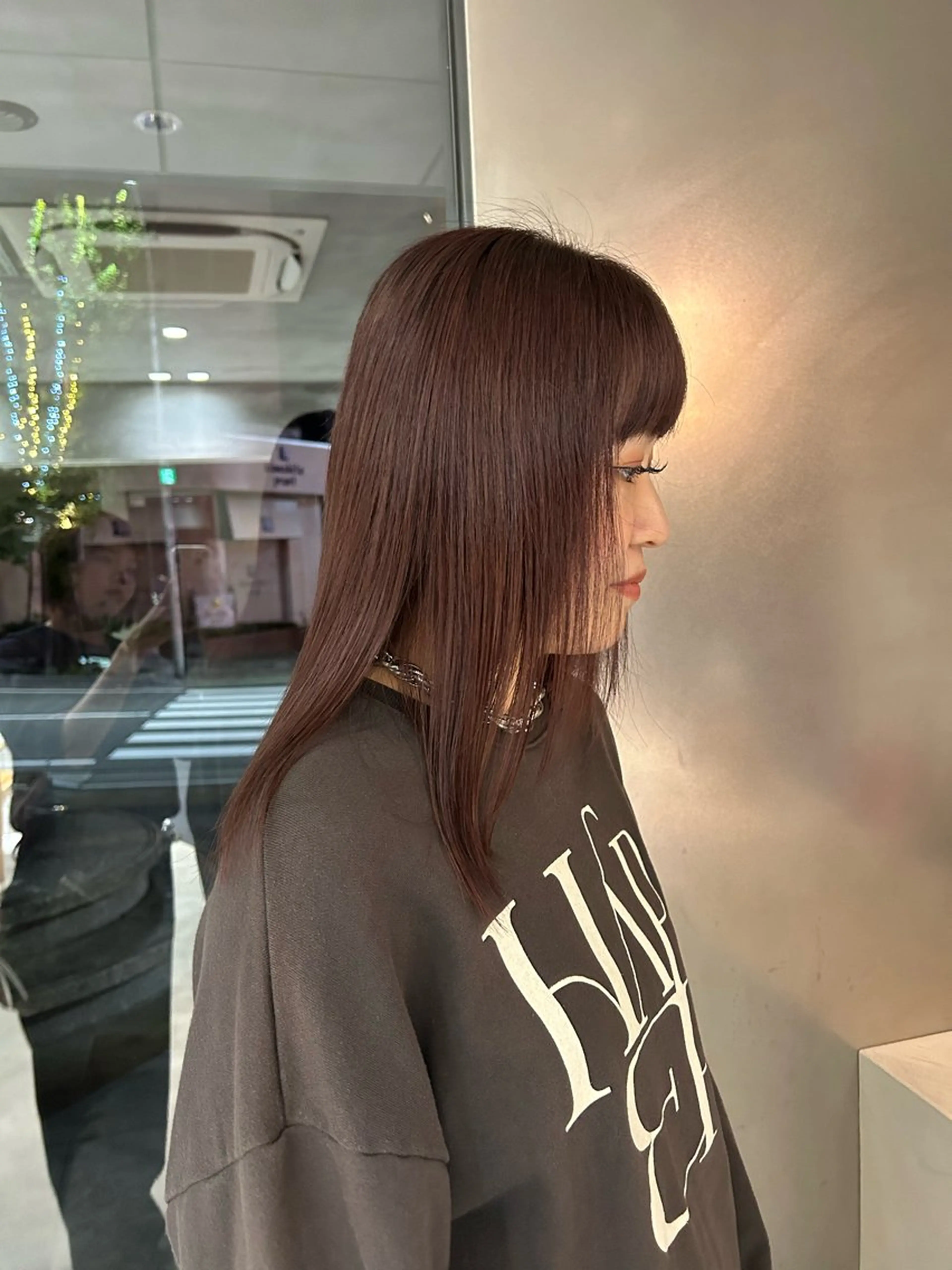 セミロング カラー ・ nanokaのヘアスタイル