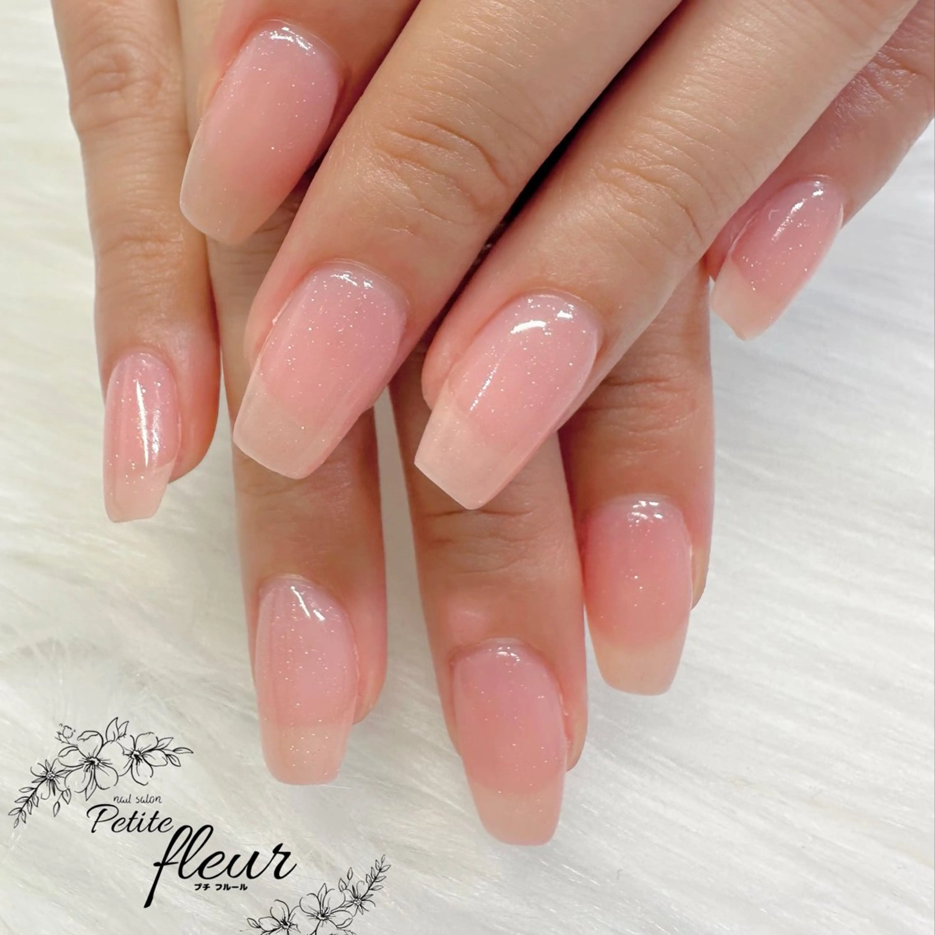 ネイル ワンカラーネイル ❁⃘*。Petite fleur❁⃘*りさのネイルデザイン