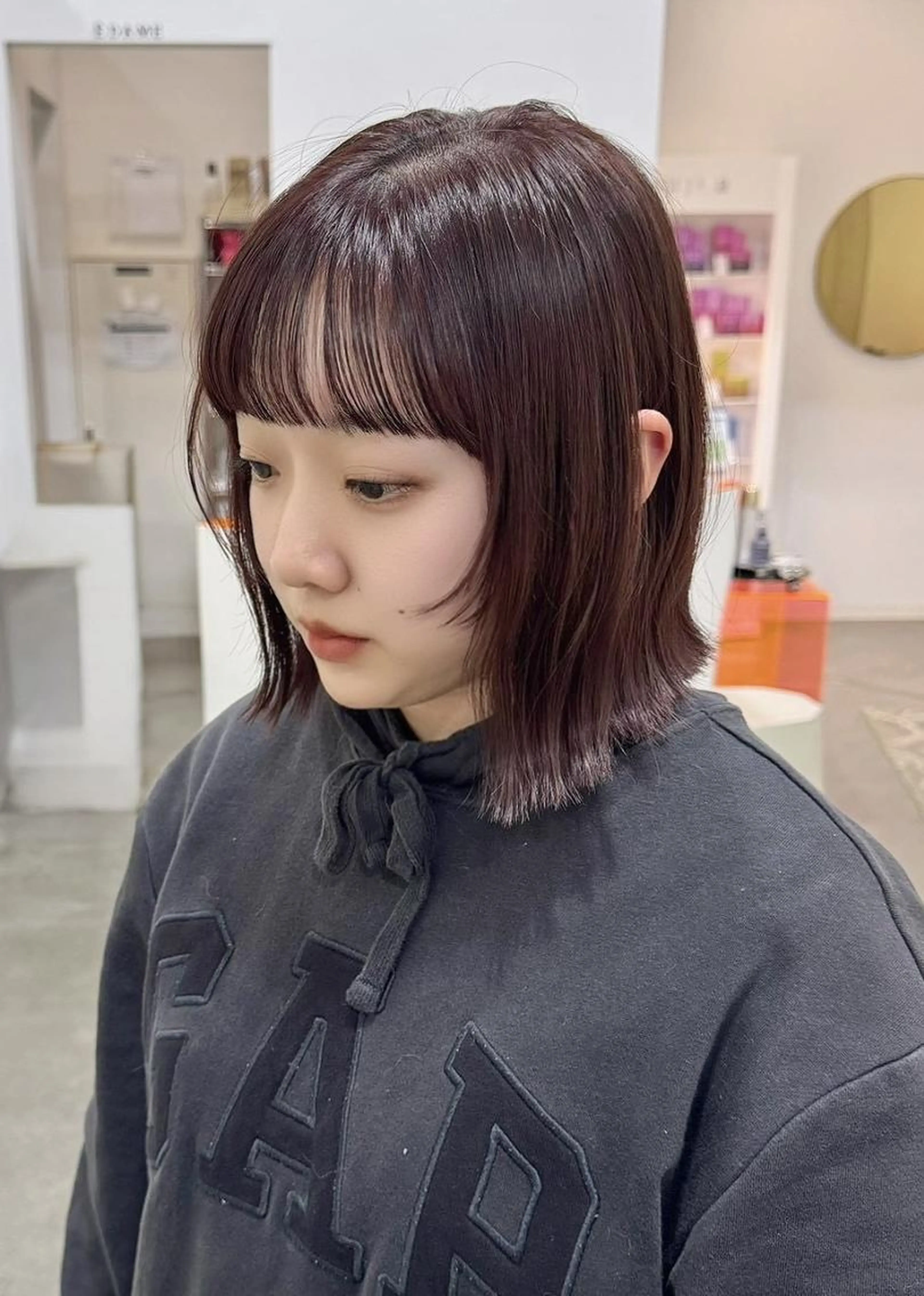 【🌸小顔カット🌸】韓国風似合わせカット💙+クイックトリートメント💙の写真