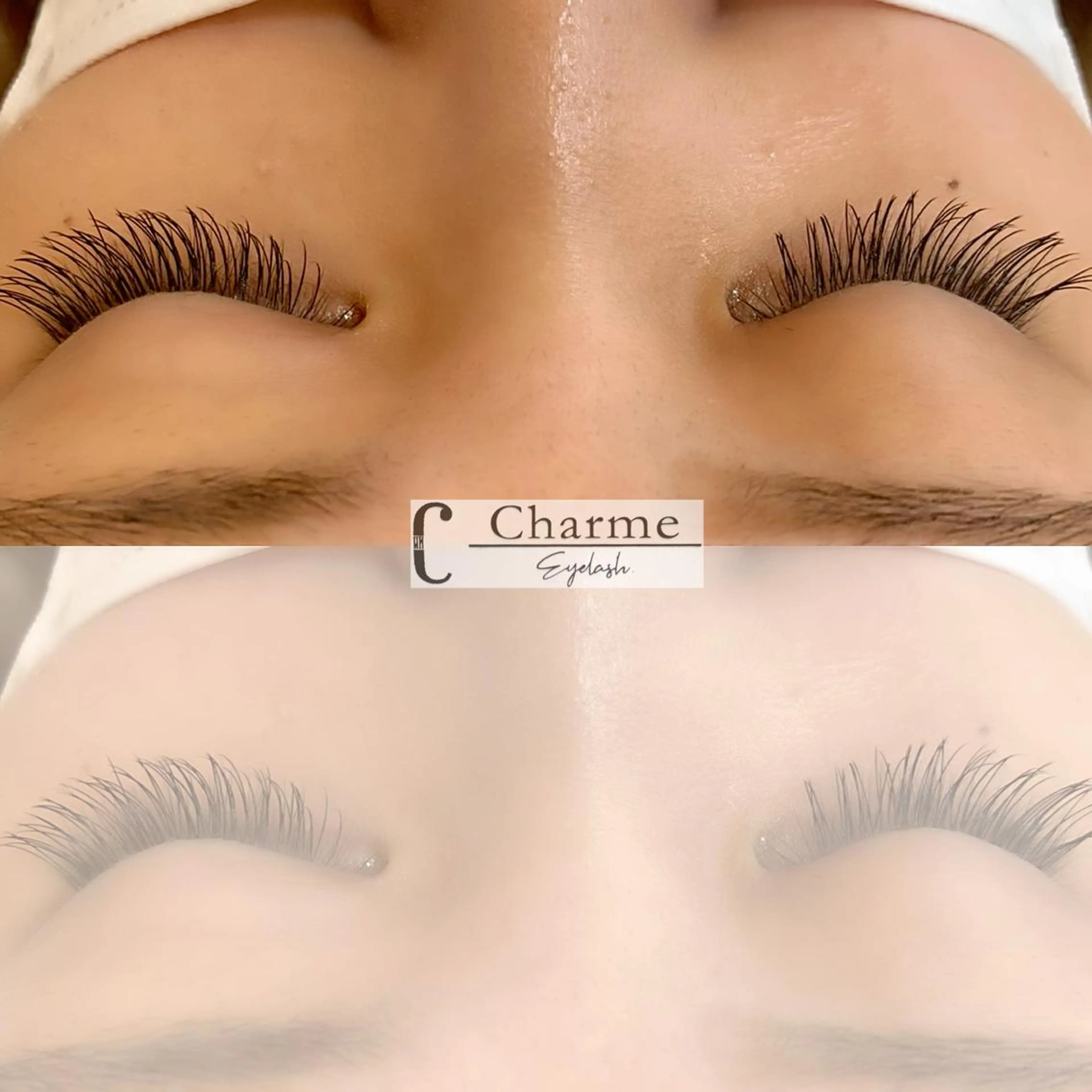 マツエク・マツパ フラットラッシュ 【Charme 】 シャルムのマツエク・マツパデザイン