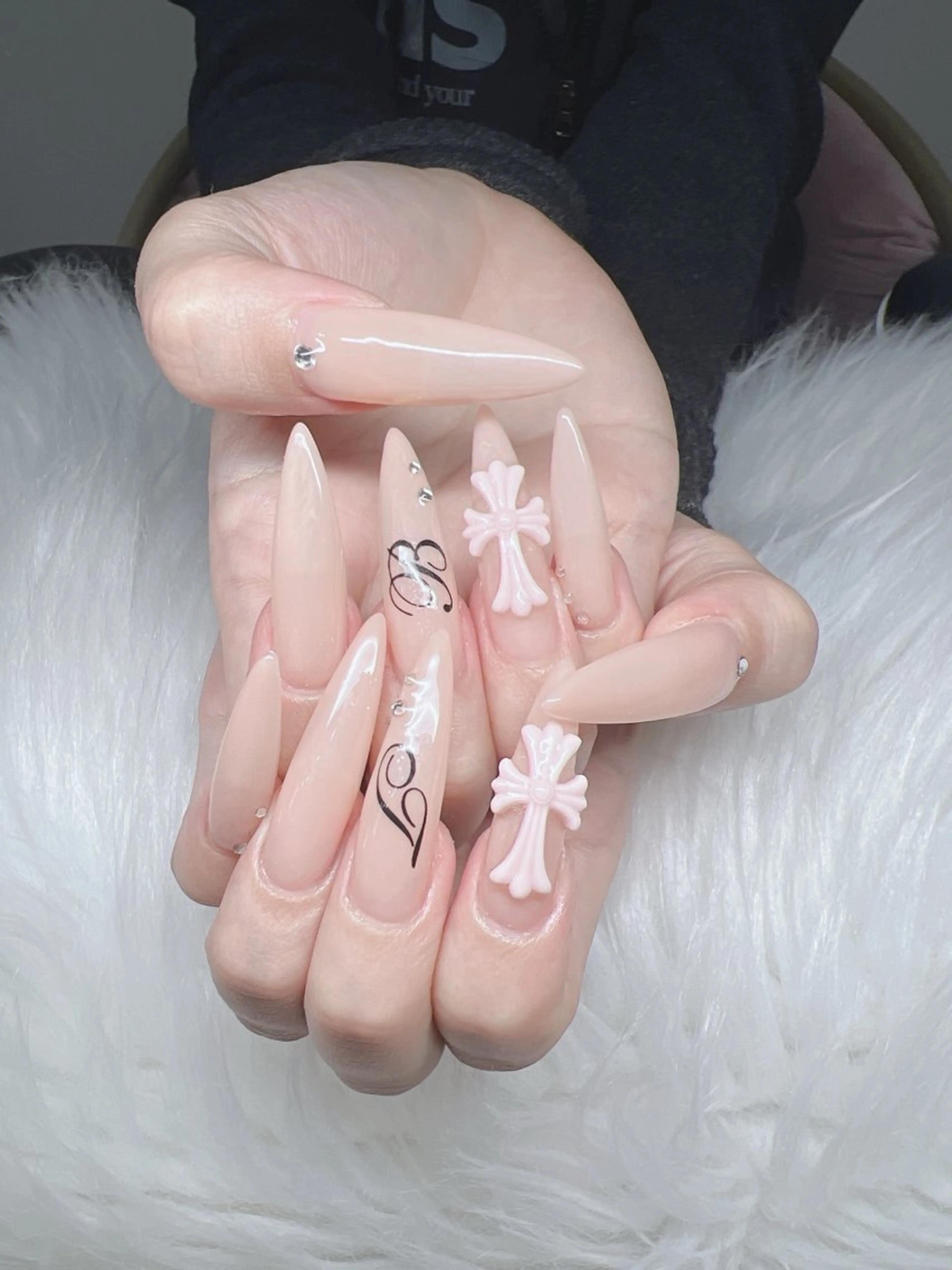 ネイル ハンドネイル Lee Nails チップ長さだし専門店のネイルデザイン